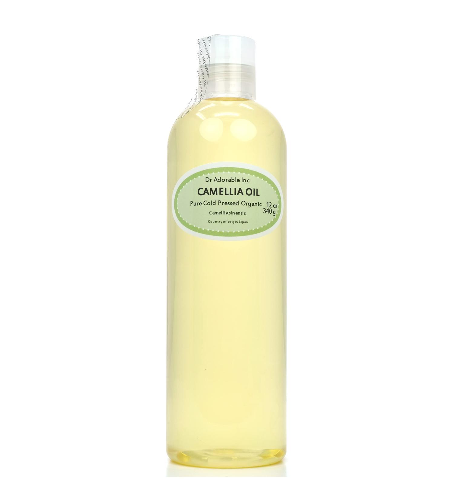 Dr Adorable - 12 oz - Camellia Seed Oil - 100% Pure Natural Organic Cold Pressed - Buy Online on GoSupps.com