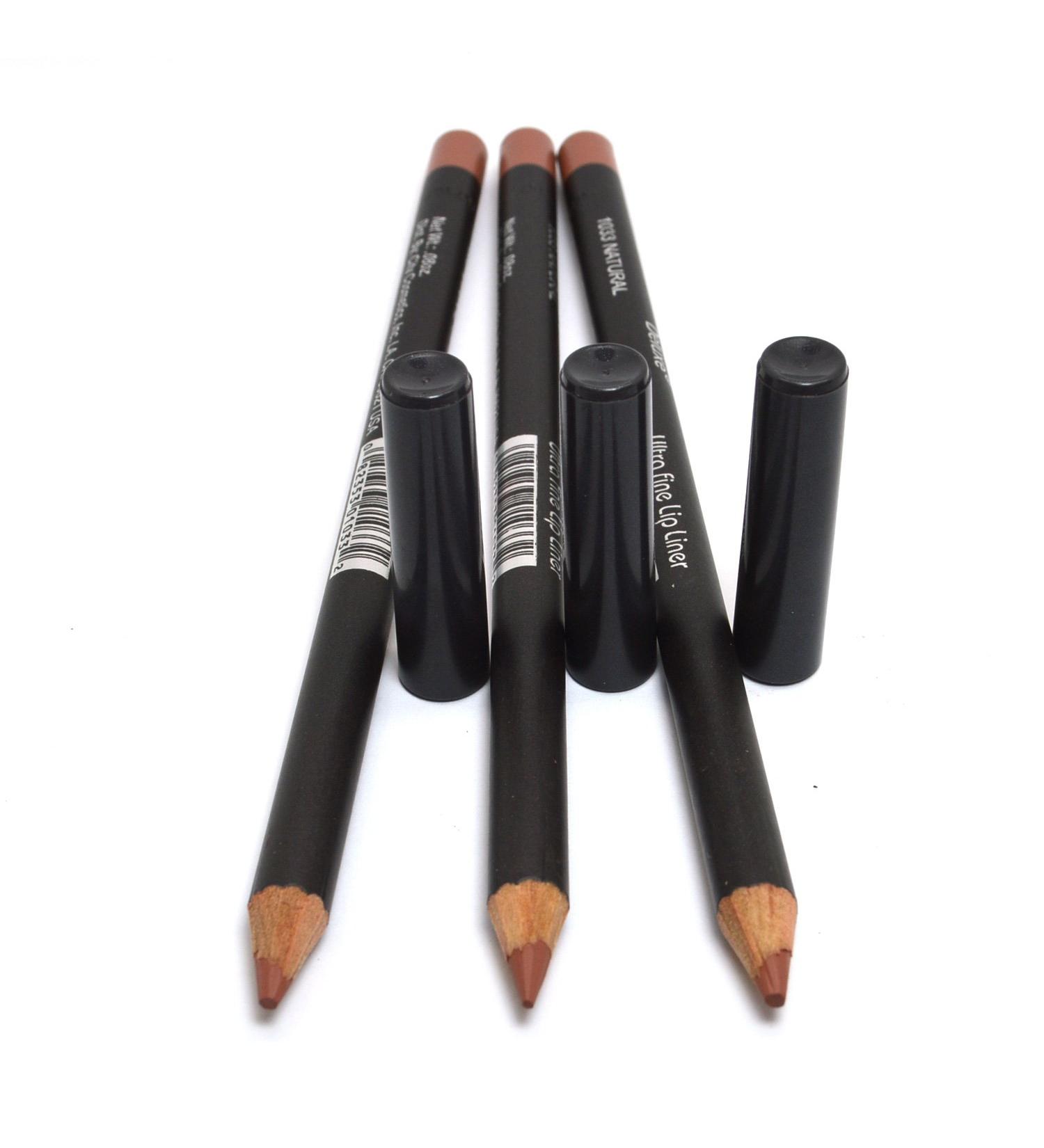 Italia 1033 Natural Brown Ultra Fine Eye Liner Pencil Set - 3 Pcs + Free ZipBag - Buy Online on GoSupps.com