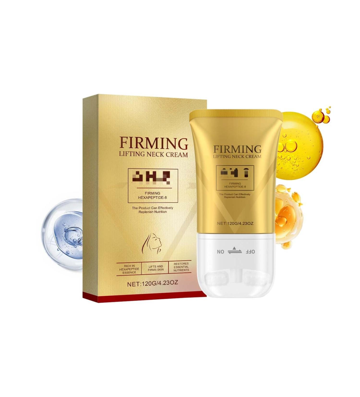 BAYUELSWU Neck Firming Cream with Roller Neck Roller Cream Lift Tightens Skin for Women and Men Day & Night Use - Buy Online on GoSupps.com