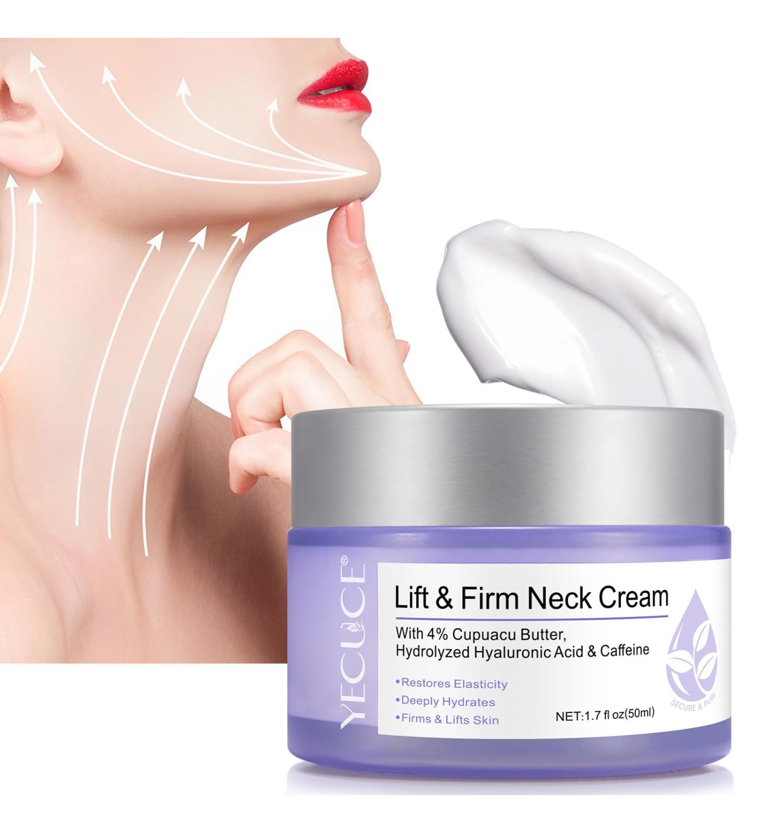 Best Neck Firming Cream - Anti-Aging Tighten & Lift Neck Cream for Sagging Skin Reduces Fine Lines & Wrinkles - Buy Online on GoSupps.com