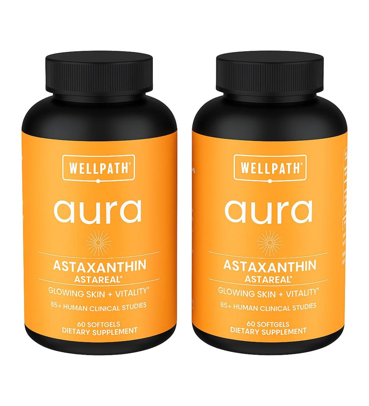 WellPath Astaxanthin 12mg Natural Astaxanthin Supplements from Microalgae Antioxidants with Micro Ingredients Supports Skin Hydration and Eye Health 120 Softgel Capsules - Buy Online on GoSupps.com
