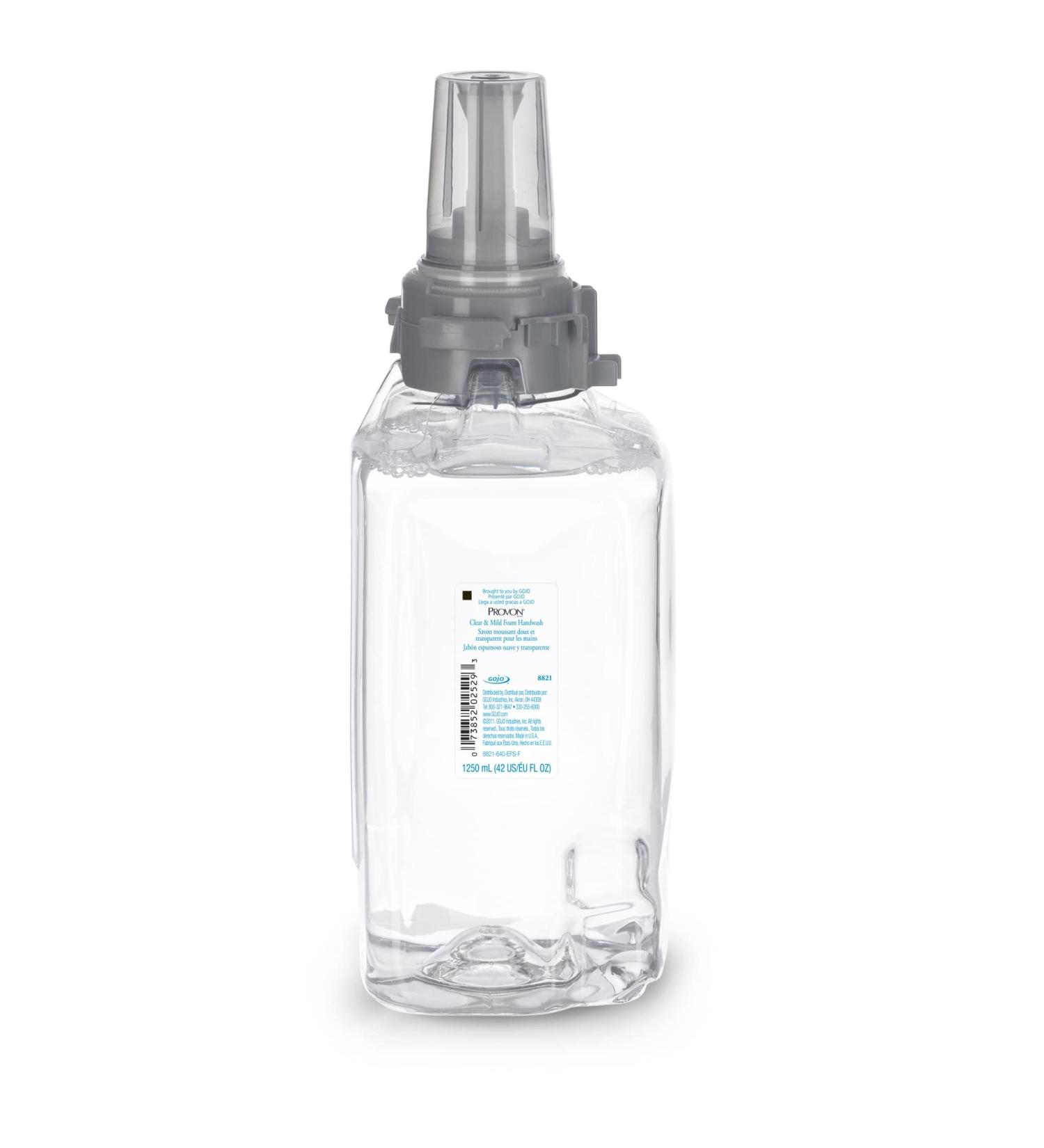 GOJO PROVON Clear & Mild Foaming Soap Dispenser Refill Bottle Unscented 1 250 mL 8821-03 1 Ct - Buy Online on GoSupps.com
