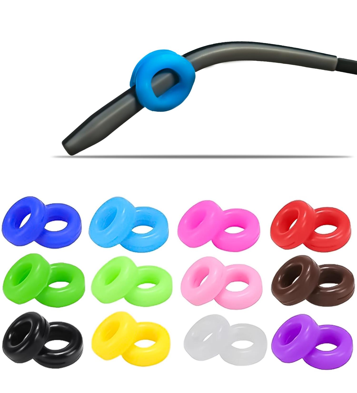 JOAOXOKO Glasses Ear Handles - 24 Silicone Bristles to Prevent Slipping for Kids & Adults - Perfect for Sunglasses - Buy Online on GoSupps.com