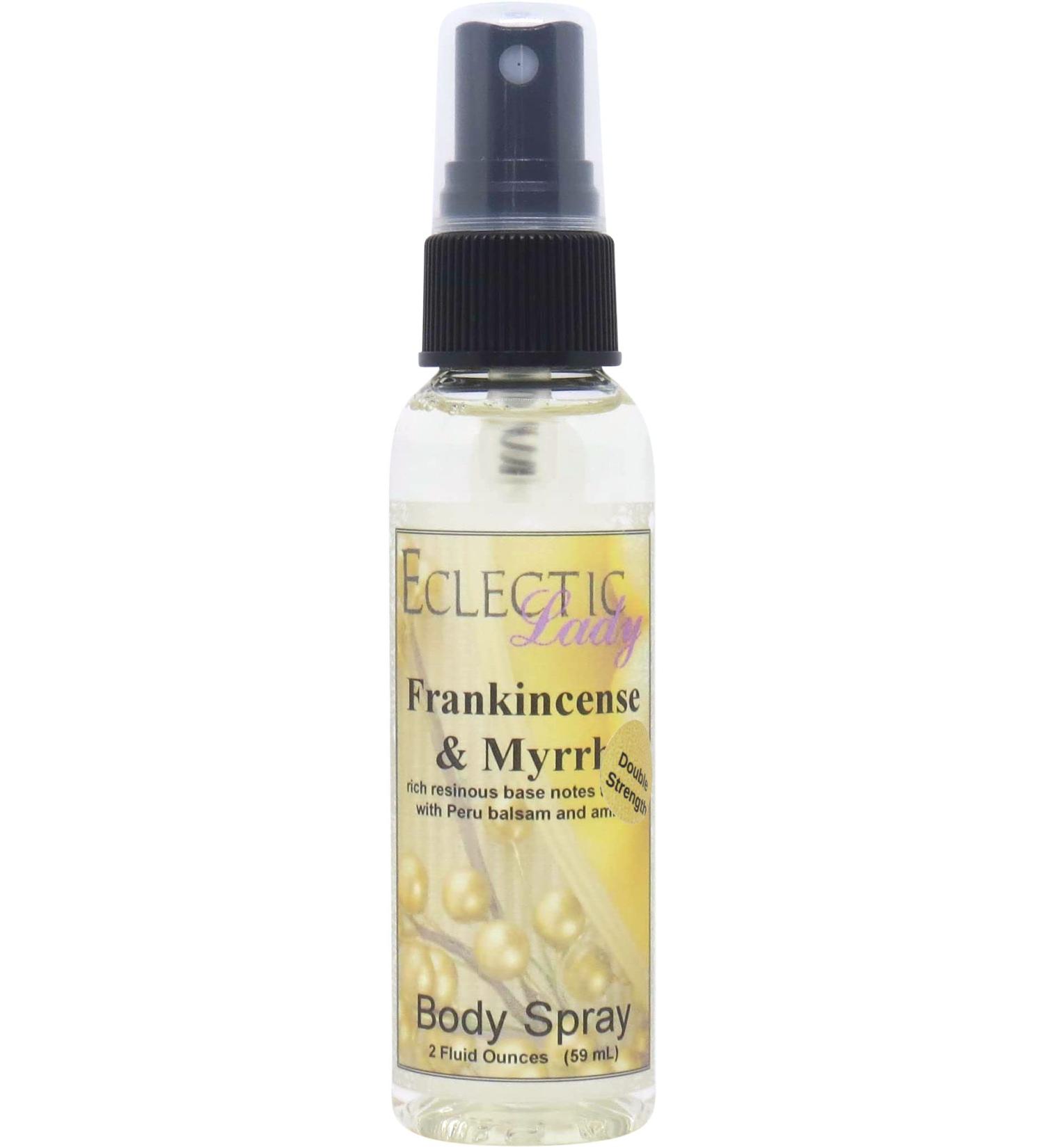 Frankincense And Myrrh Body Spray (Double Strength) 2 ounces Body Mist for Women with Clean Light & Gentle Fragrance Long Lasting Perfume with Comforting Scent for Men & Women Cologne with Soft Double Strength 2 Fl Oz (Pack of 1) - Buy Online on GoSupps.com
