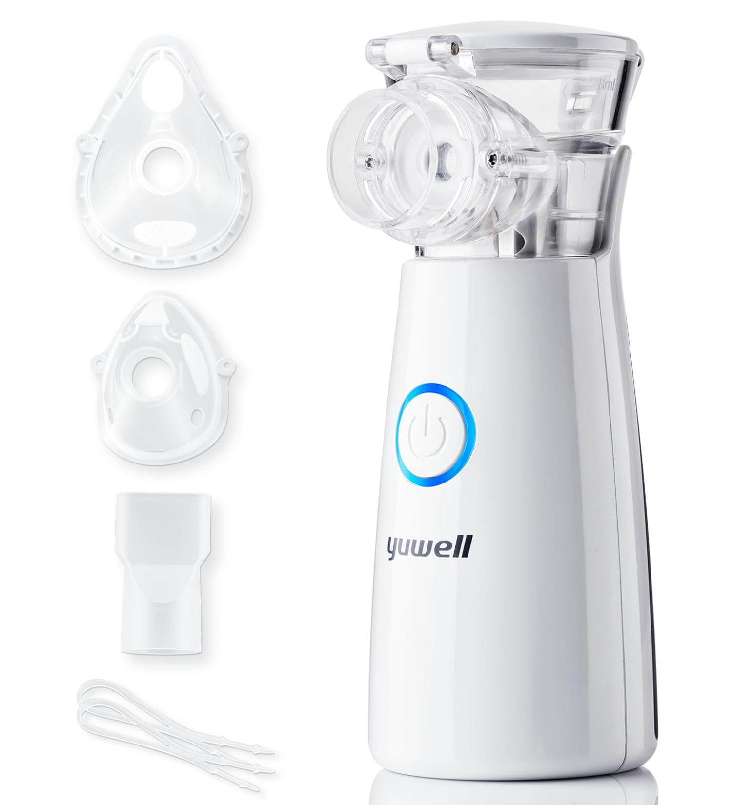 Yuwell Portable Inhalation Device for Children & Adults - Travel-Friendly Nebulizer for Ultra-Fine Particle Delivery (Beige) - Buy Online on GoSupps.com