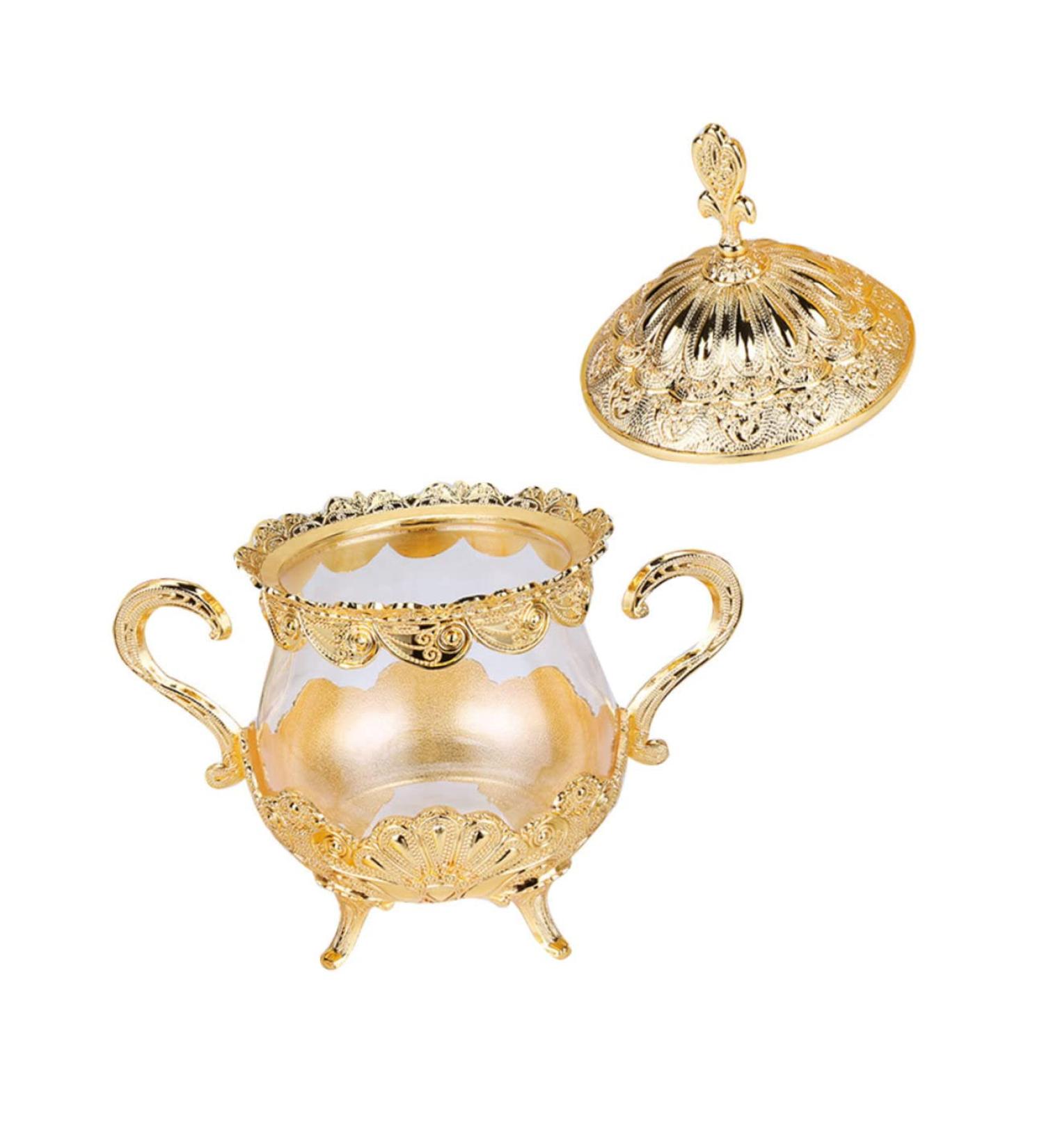 HOMSFOU 1pc Box Spice Jar Glass Terrarium with Lid Glass Food Storage Jar Glass Storage Container Sugar Server Retro Kitchen Canisters Seasoning Dispenser Jars Tea Pot Coffee - Buy Online on GoSupps.com