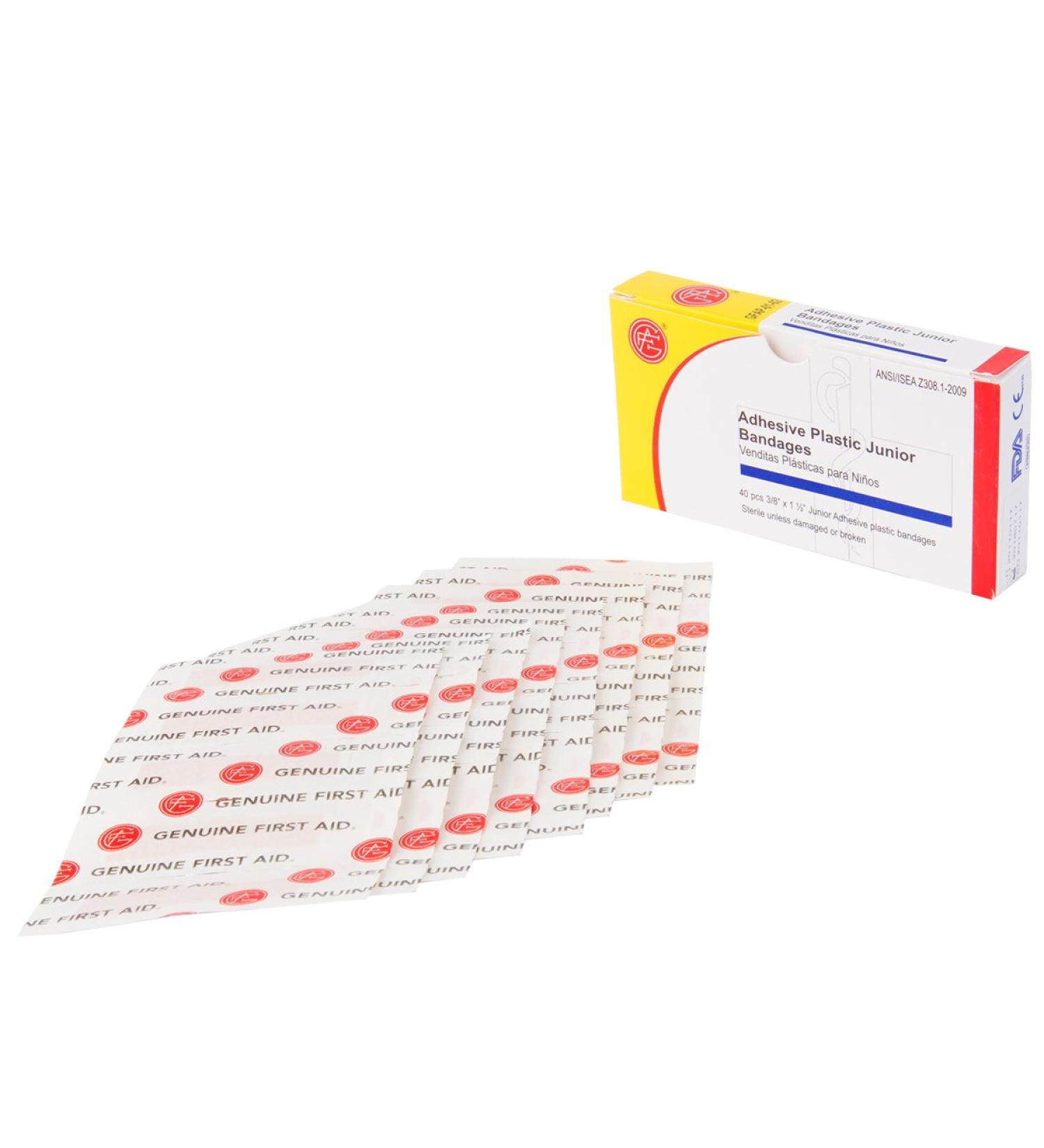 Buy 3/8 x 1-1/2 Plastic Junior Strips - 40/Box | International Shipping Available - Buy Online on GoSupps.com