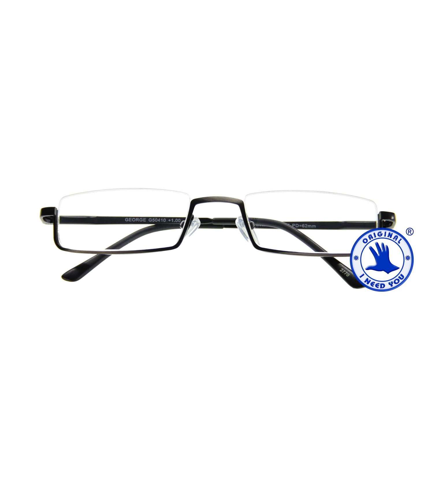 I NEED YOU reading glasses George SPH: 1.00 Color: antique gun 1 piece
