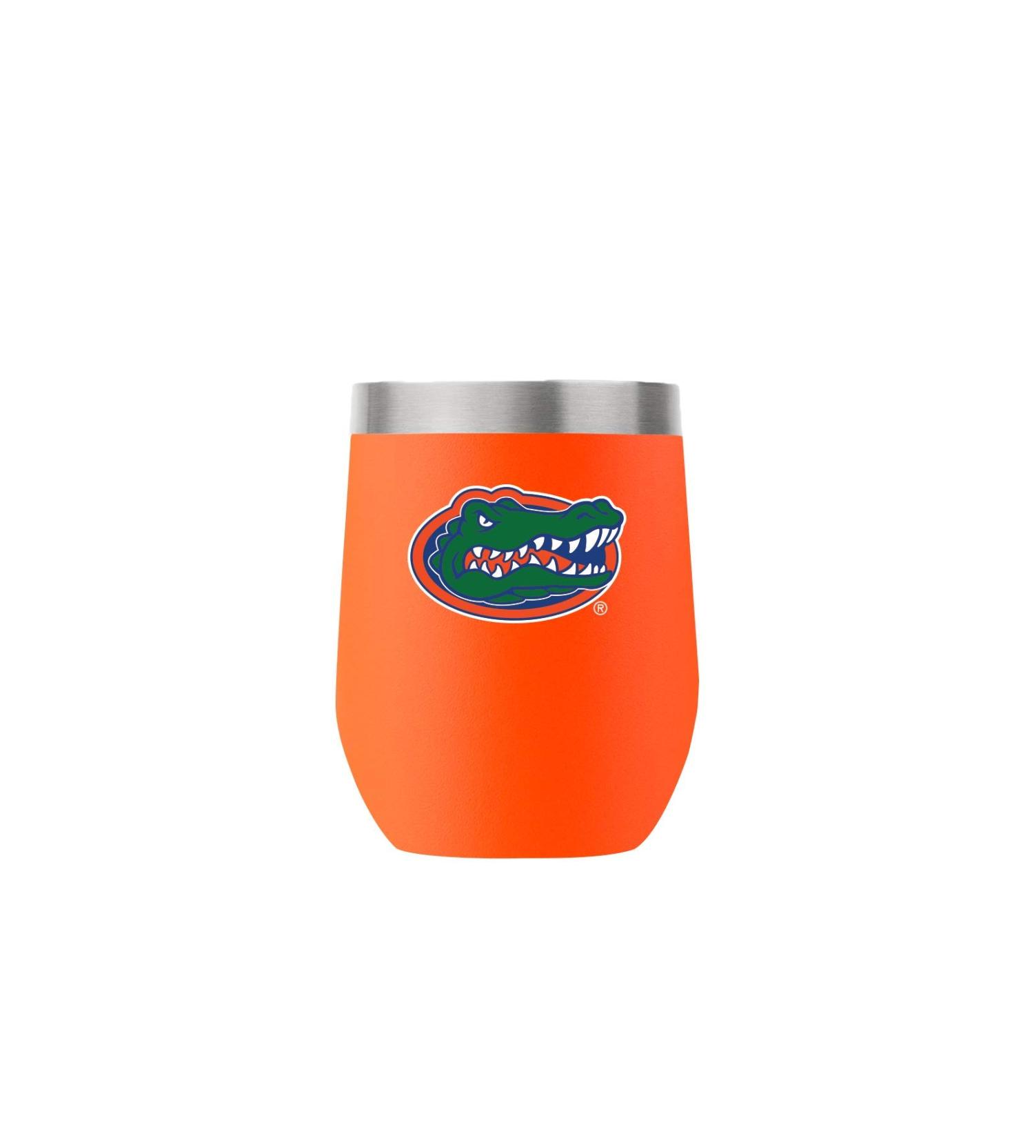 Gametime Sidekicks Florida Gators Stainless Steel Wine Tumbler - Insulated Stemless Wine Tumbler - Copper-Lined, Vacuum Double Wall Maximum Temperature Efficiency (Orange) Florida Gators Orange