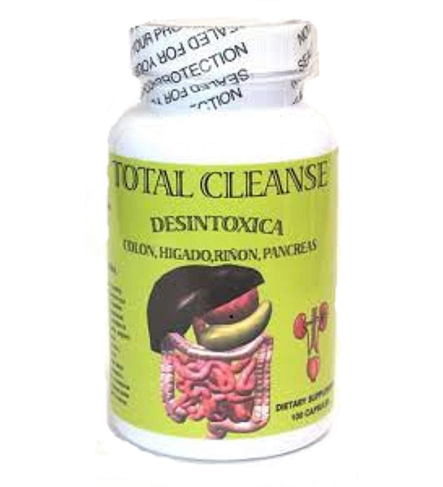 Total Cleanse Detox 100 Capsules - Natural Body Cleanse Supplement - Buy Online on GoSupps.com