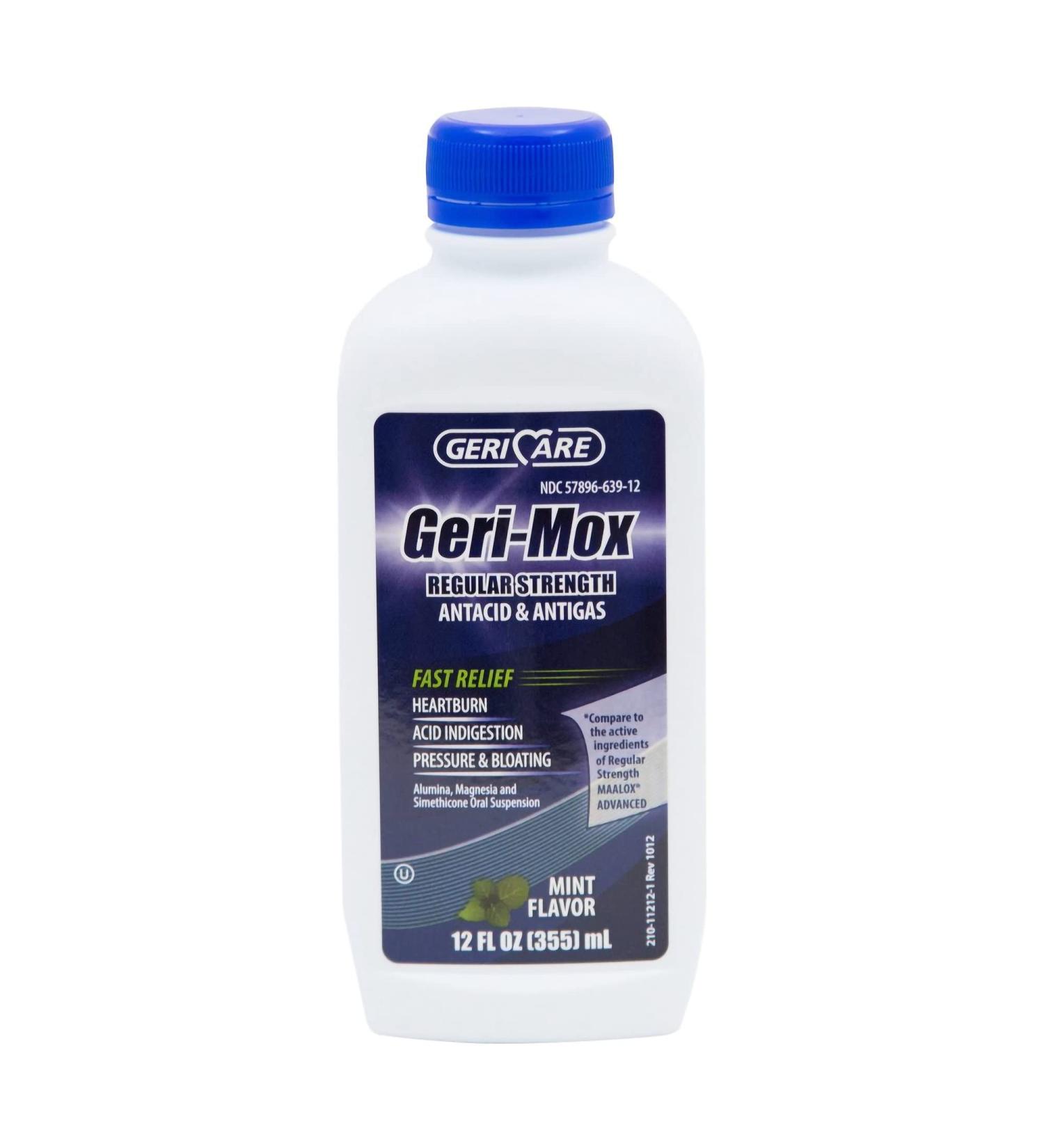 Buy Geri-Mox Antacid 12 fl. oz. - Fast International Shipping | Geri-Care Pharmaceutical Corp - Buy Online on GoSupps.com