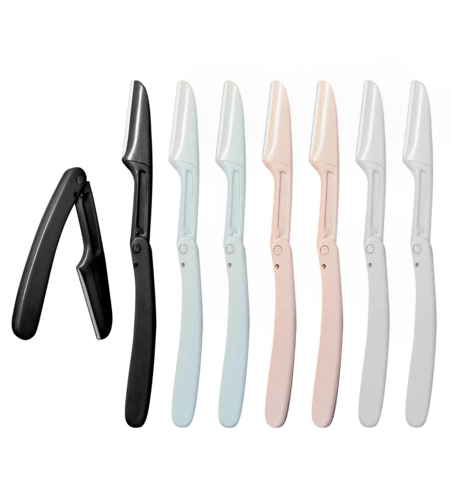 Truein 8 Eyebrow Razors - Foldable Safety Face Razors for Women Multi-Purpose Eyebrow Shaper & Shaver Blades - Buy Online on GoSupps.com
