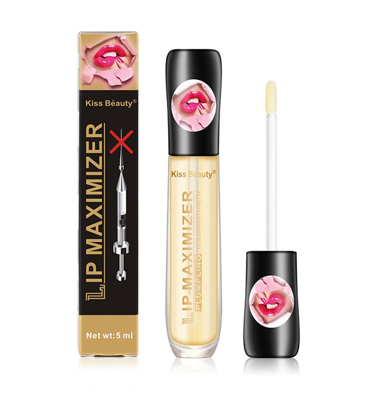 Cozzo Lip Plumper Serum - Instant Volume Volumizing, Moisturizing, Reduce Fine Lines, Vitamin E - 1PCS - Buy Online on GoSupps.com