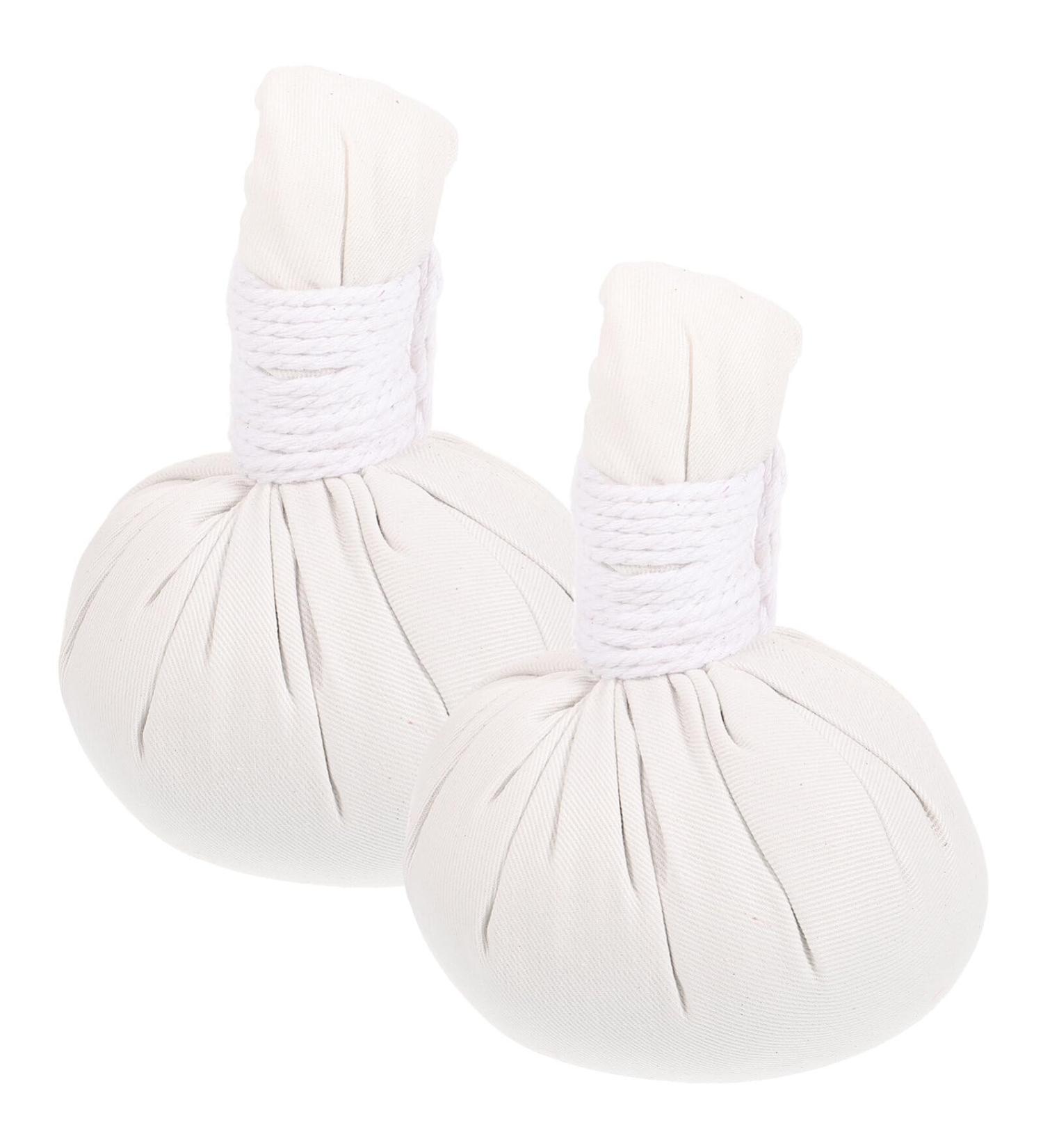 Buy Aboofan Thai Spa Herbal Massage Compress Balls - 2 Pieces for Home & Salon | Aroma Hot Massage Bag for Body & Muscle Relief - Buy Online on GoSupps.com