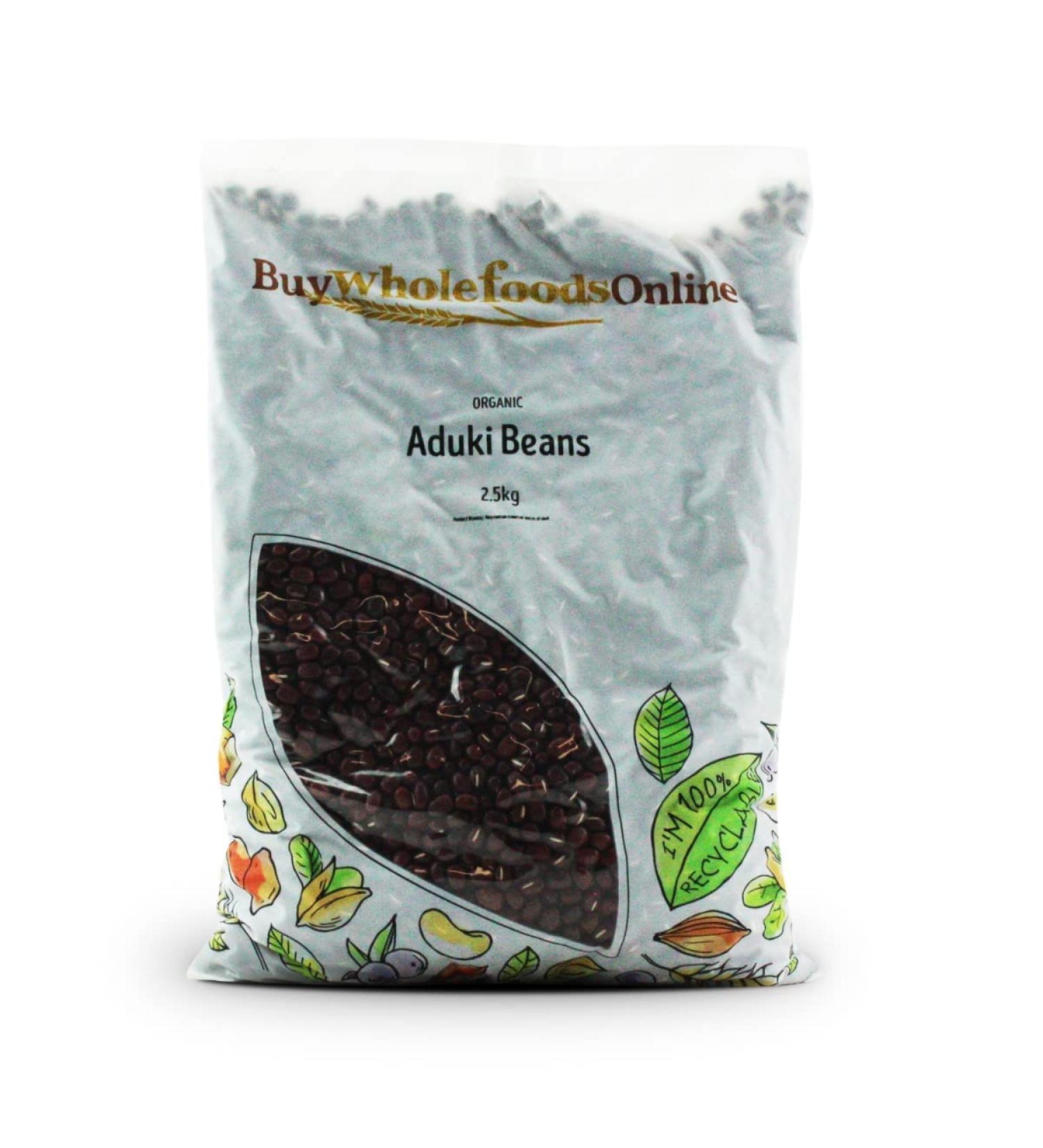 Organic Aduki Beans 2.5kg (BWFO)