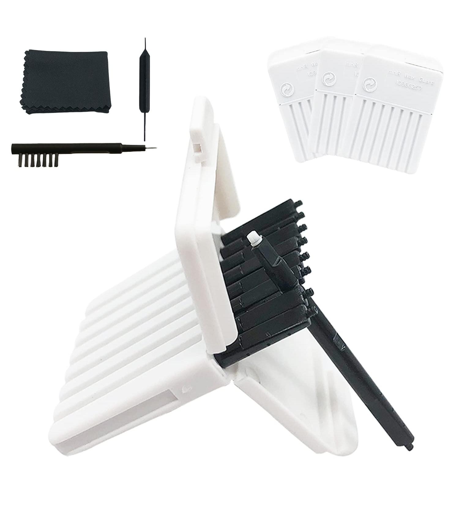 Signia/Siemens MiniReceiver Wax Guards Filters - 24 Pack with Cleaning Brush and Carry Case - Buy Online on GoSupps.com