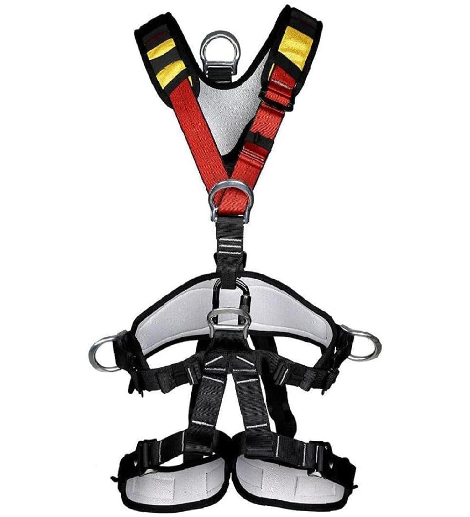 Multi-Purpose Full Body Climbing Belt | Safety Waist & Hip Protection for Mountaineering Tree Climbing & Hiking - Buy Online on GoSupps.com
