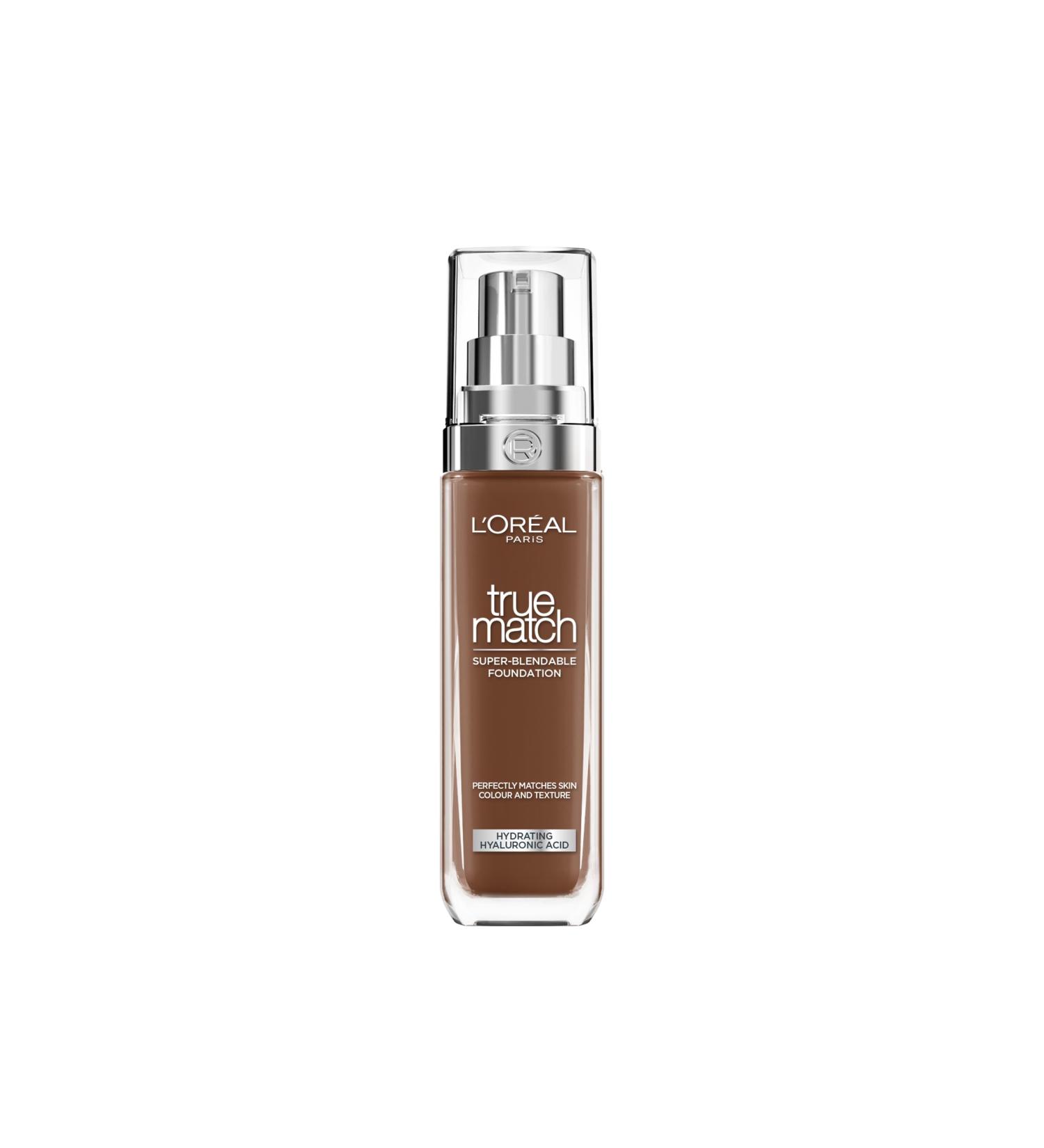 L'Or al Nederland L Or al Paist True Match Foundation 10N Cacoa L Or al Foundation with Hyaluron acid & Natural Decking with SPF 1730 ml Perfect Match 10N Cocao - Buy Online on GoSupps.com