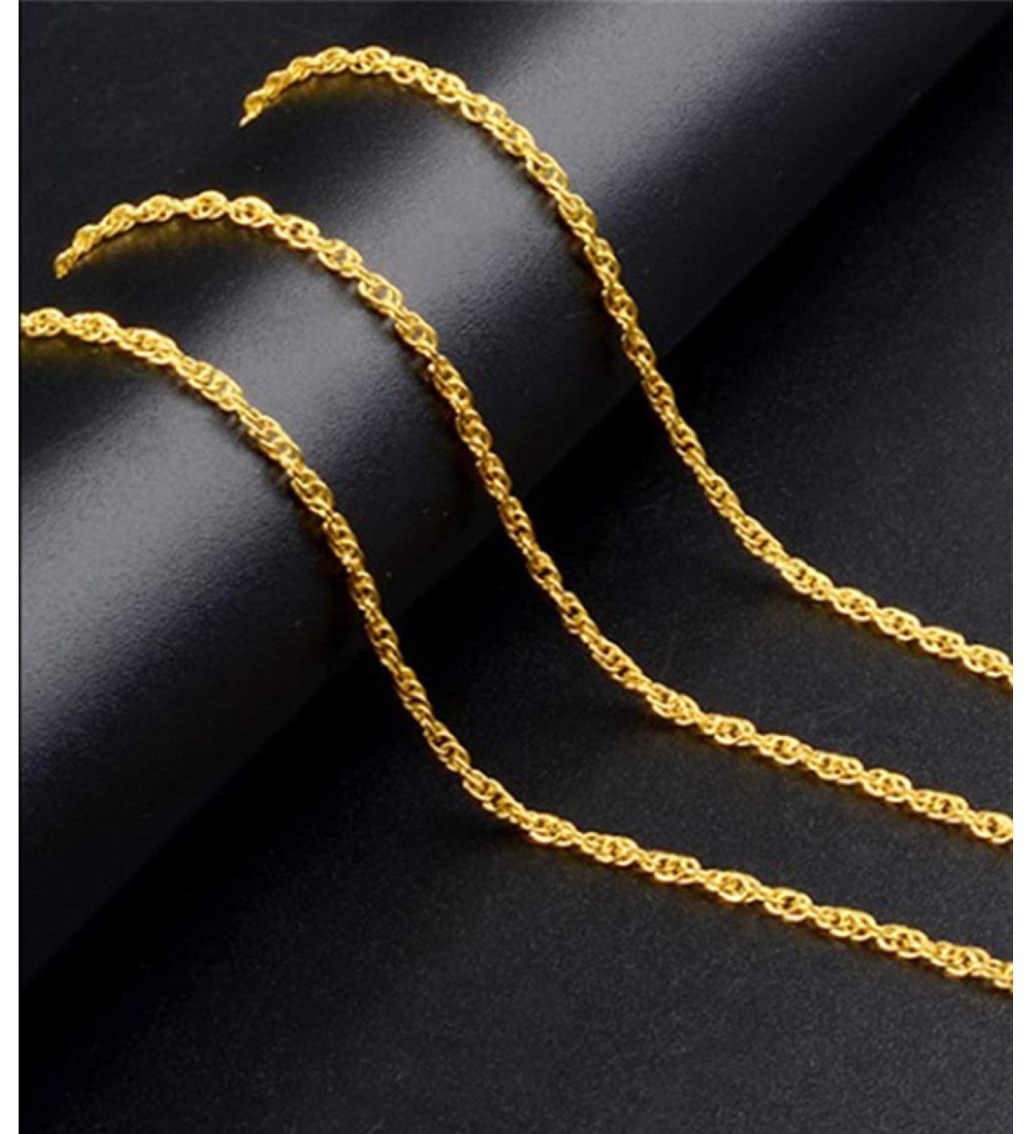 Mezerdoo 1Pcs 3D Punk Gold Silver Nail Art Decal Tips Tiny Line Chain Nail Studs Charming Metal UV Decorations DIY Manicure Design Tools (Chain 01)