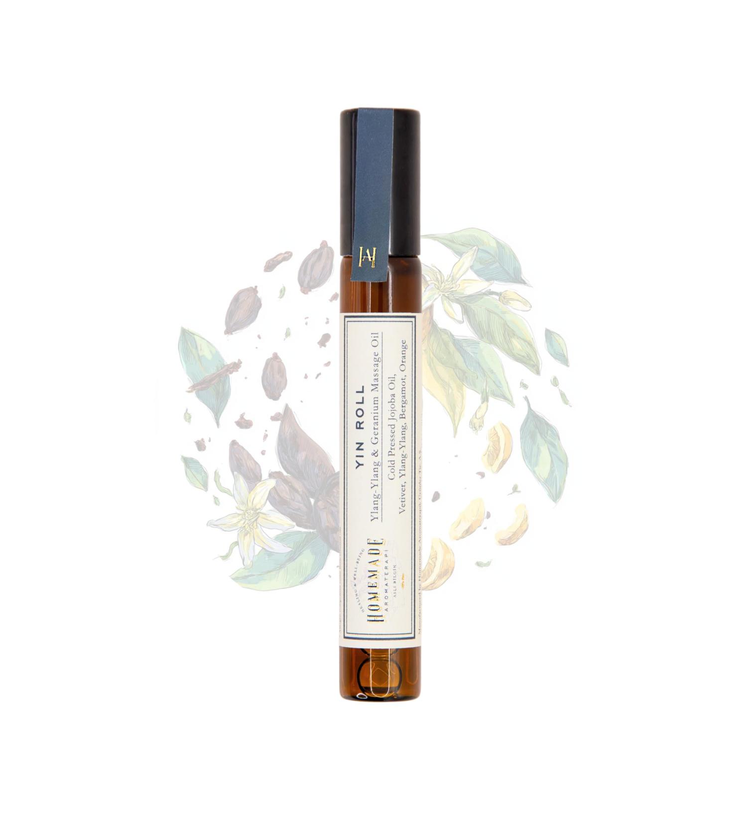 HMA | Yin Roll | Ylang-Ylang Orange Vetiver and Bergamot | Essential Oil Blend 0.3 fl oz - Buy Online on GoSupps.com