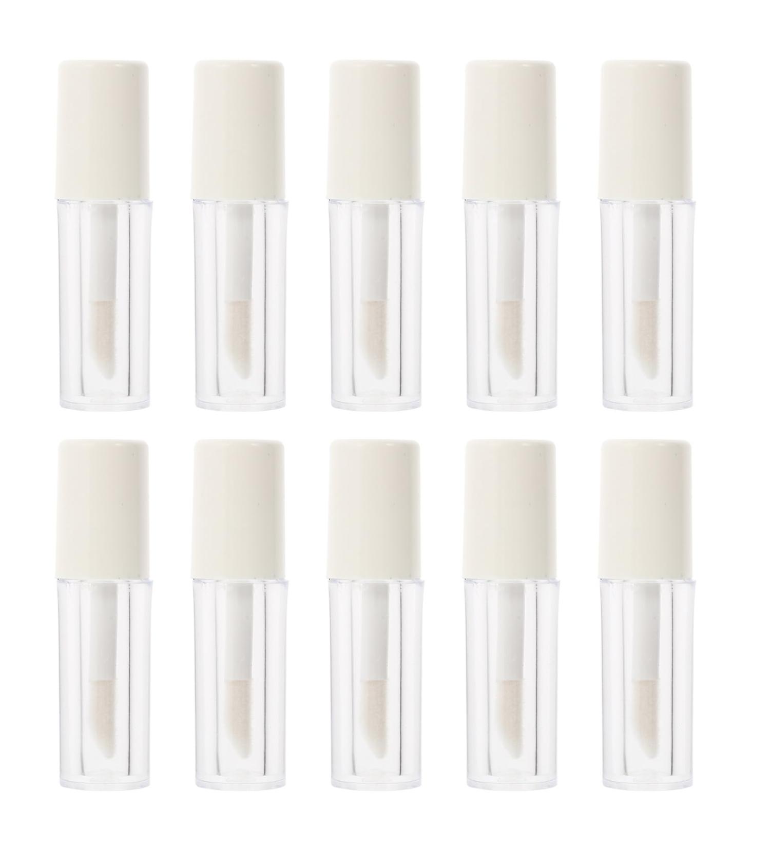 Mipcase Lot de 10 Tubes Vides de Gloss 1 2 Ml Couvercles Blancs Petits Contenants Pratiques pour DIY et Transport Facile en Shopping - Buy Online on GoSupps.com