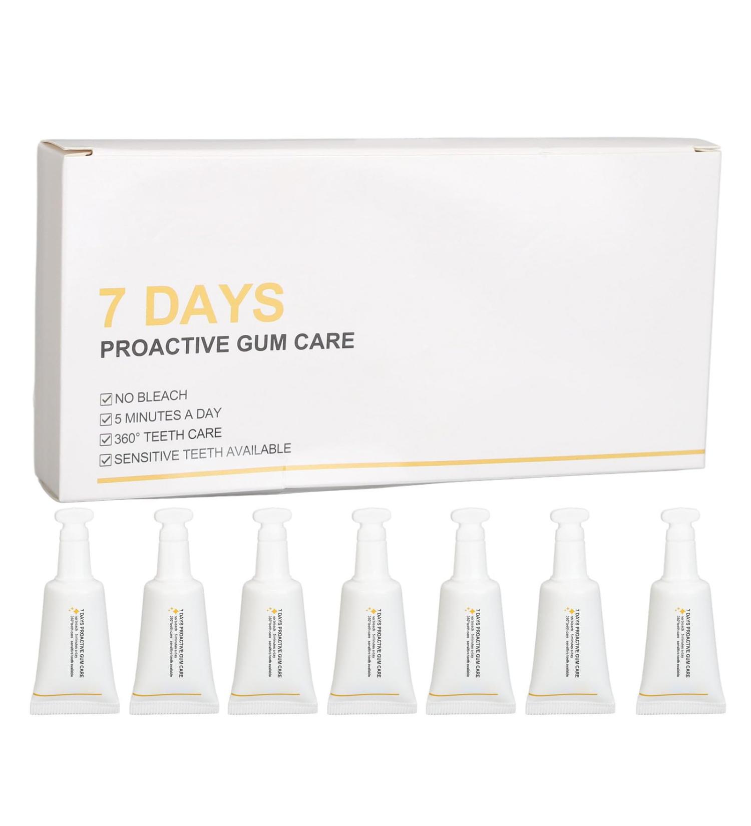 7 Days Gum Care Serum - Teeth Whitening Stain Removal & Deep Cleansing Oral Care for Sensitive Teeth - Buy Online on GoSupps.com