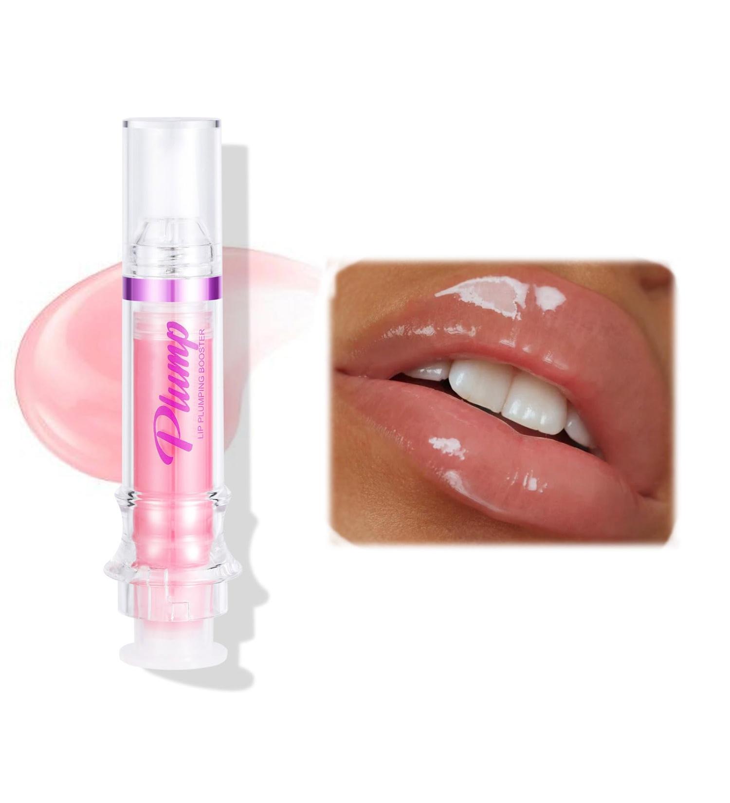 Buy Lip Plumping Booster Gloss - Ultra-Hydrating & Nourishing Lip Oil for Fuller Lips | Spicy Plumping Lip Gloss for Women & Girls - Buy Online on GoSupps.com