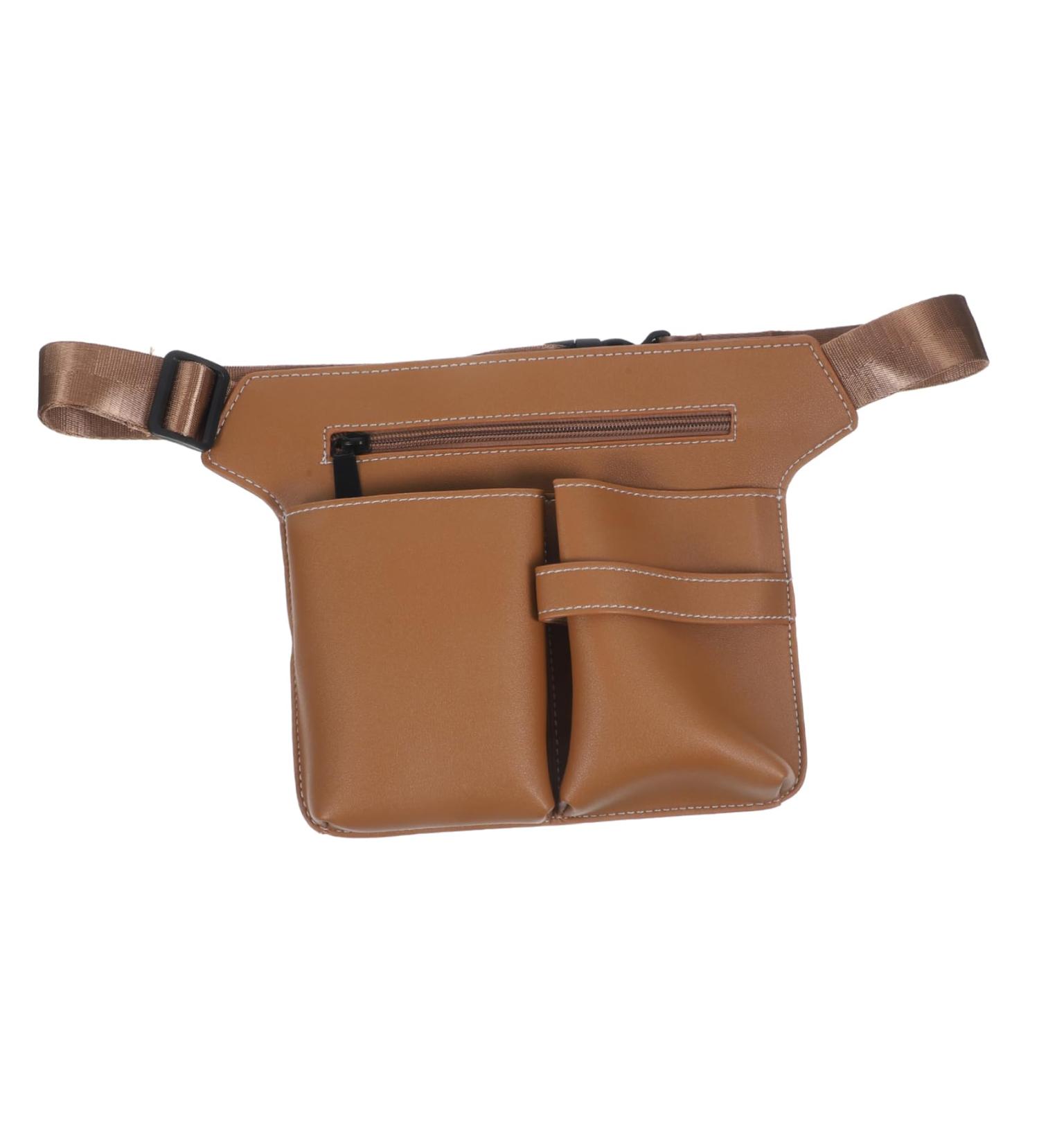 Minkissy Lichen Hair Stand Scissor Holder - Must-Have Hairdressing Tool Belt & Bag - Vintage Hair Scissors Apron (25x19cm Khaki) - Buy Online on GoSupps.com