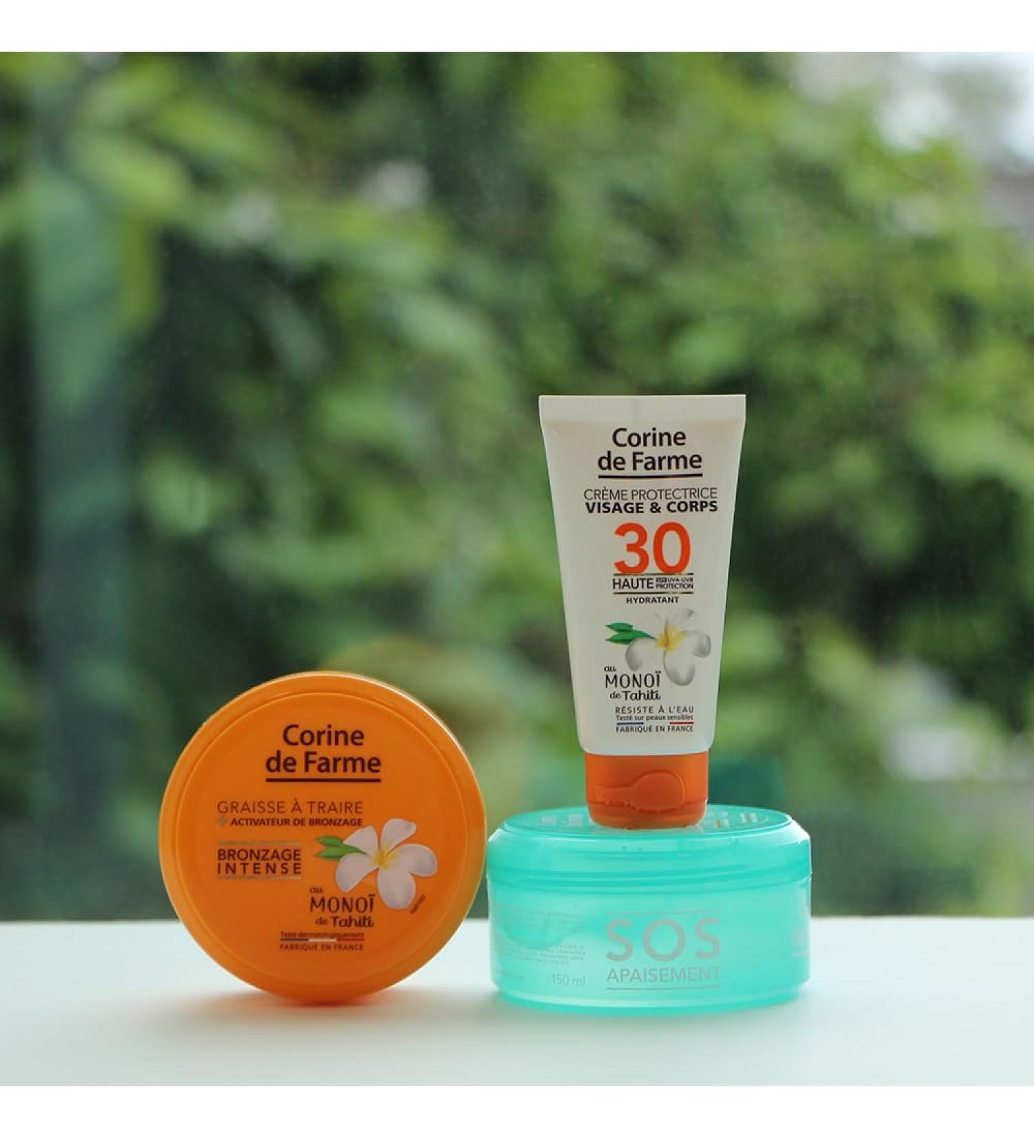 Corine de Farme - Sun Lover Sun Pack - Milking Grease Activator Tanning + Sun Cream SPF30 Face & Body + Soothing After Sun Jelly