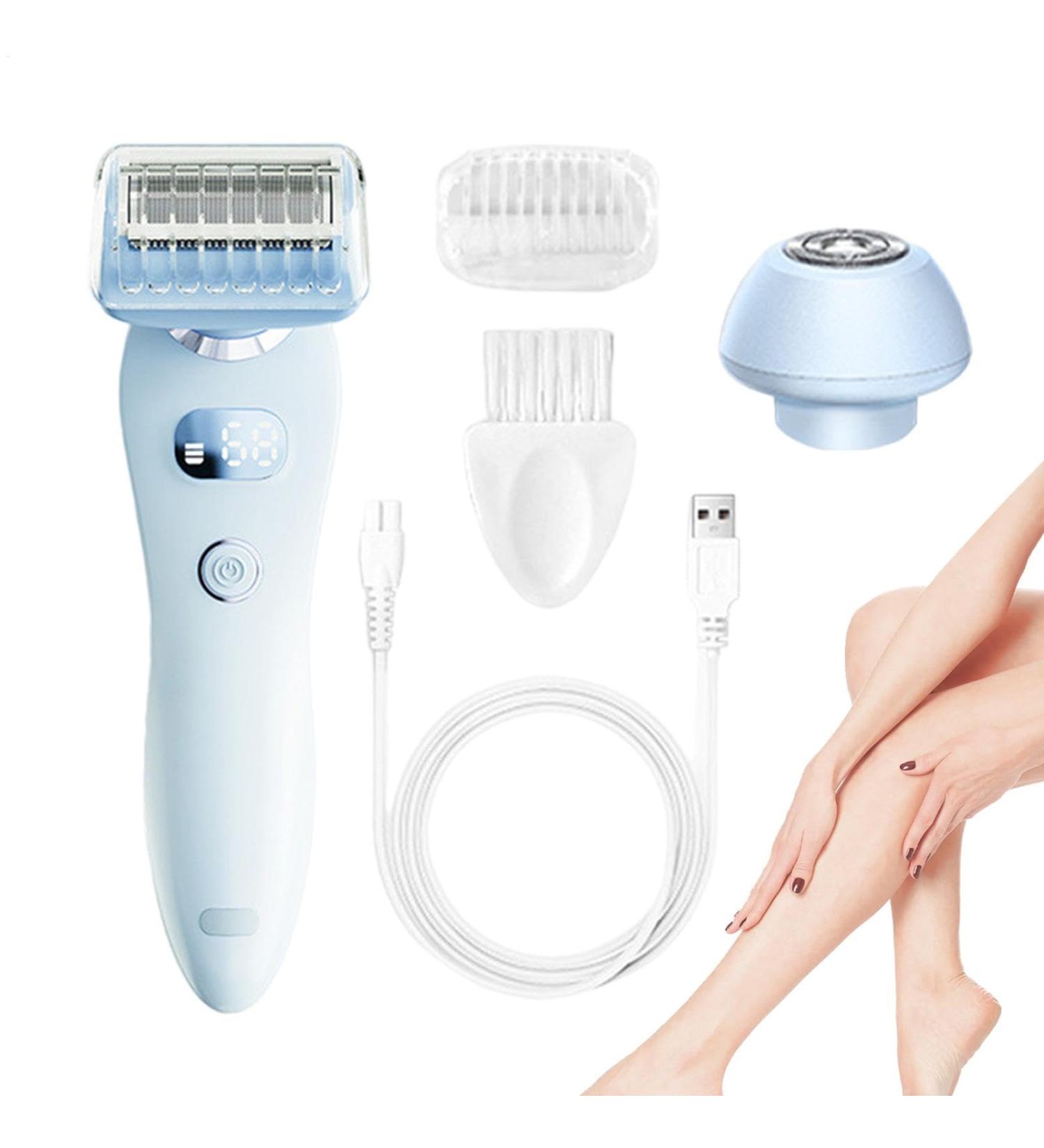 Pzuryhg Trimmer for Women Waterproof Hair Clipper for Women Personal Trimmer for Women Smooth Gliding Epilator Electric Hair Remover for Women Facial Hair Trimmer for Blue - Buy Online on GoSupps.com