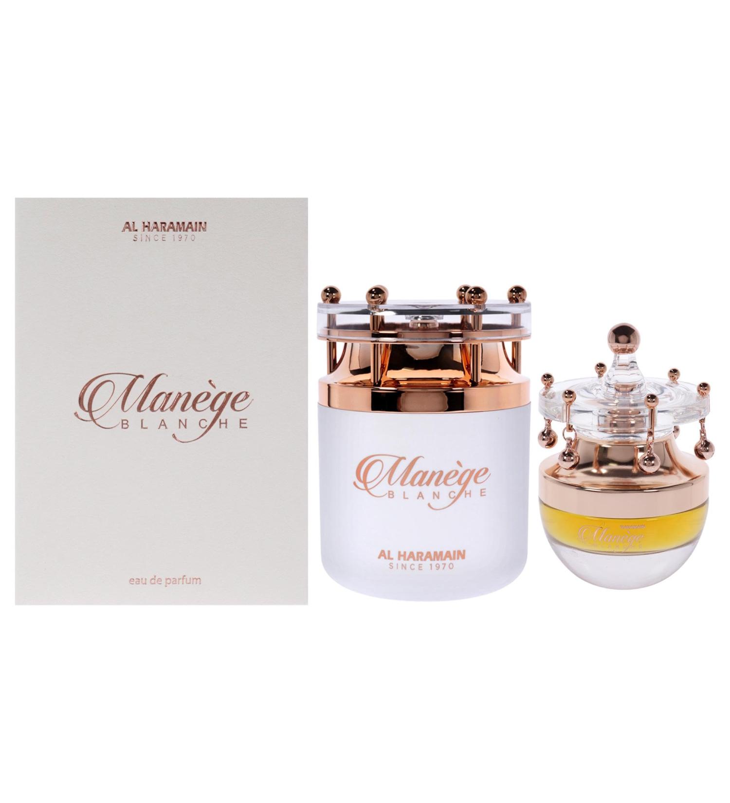 Al Haramain Manege Blanche - Arabian Perfume for Women - Long Lasting Perfume for Women - Oriental Woody Fragrances - Eau de Parfum for Women - 2.5 oz - Buy Online on GoSupps.com