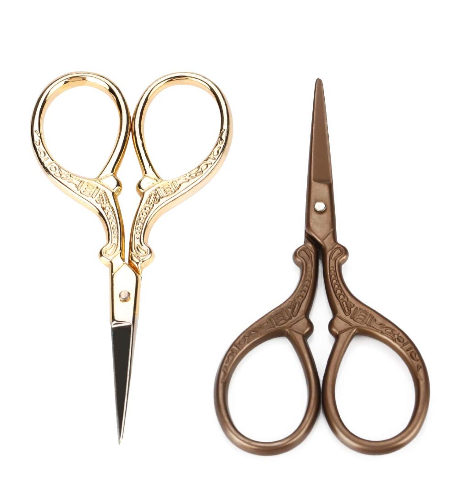 Vintage Crane Scissors Stainless Eyebrow Trim Scissors Beauty Scissors Steel Embroidery Beauty Makeup Scissors for Eyebrows Trim Mustache Beard Trimming Kit Personal Care Removal - Buy Online on GoSupps.com