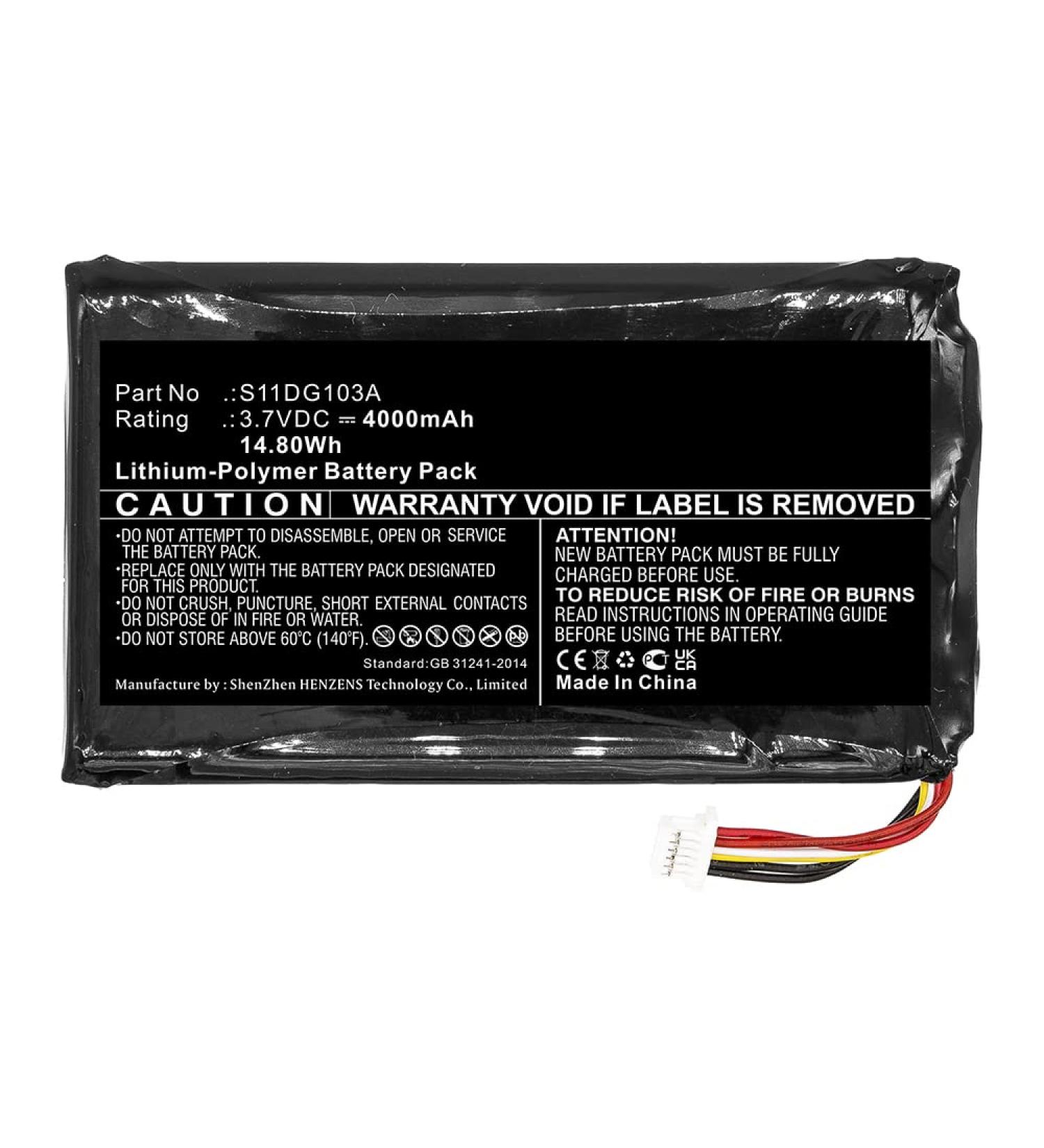 Buy Synergy Digital Equipment Battery for Trimble S11GD103A - Ultra High Capacity 4000mAh Replacement for Spectra Precision S11DG103A | International Shipping Available - Buy Online on GoSupps.com