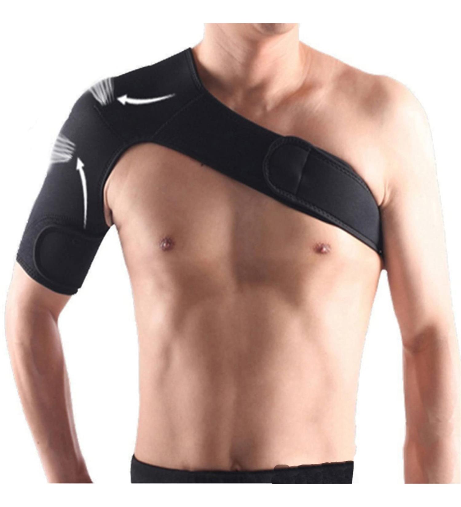 Adjustable Shoulder Belt Support Arm Sling for Stroke Recovery - Left Side Subluxation Brace with Single Pad | Dislocation Rehab & Rehabilitation Strap - Buy Online on GoSupps.com