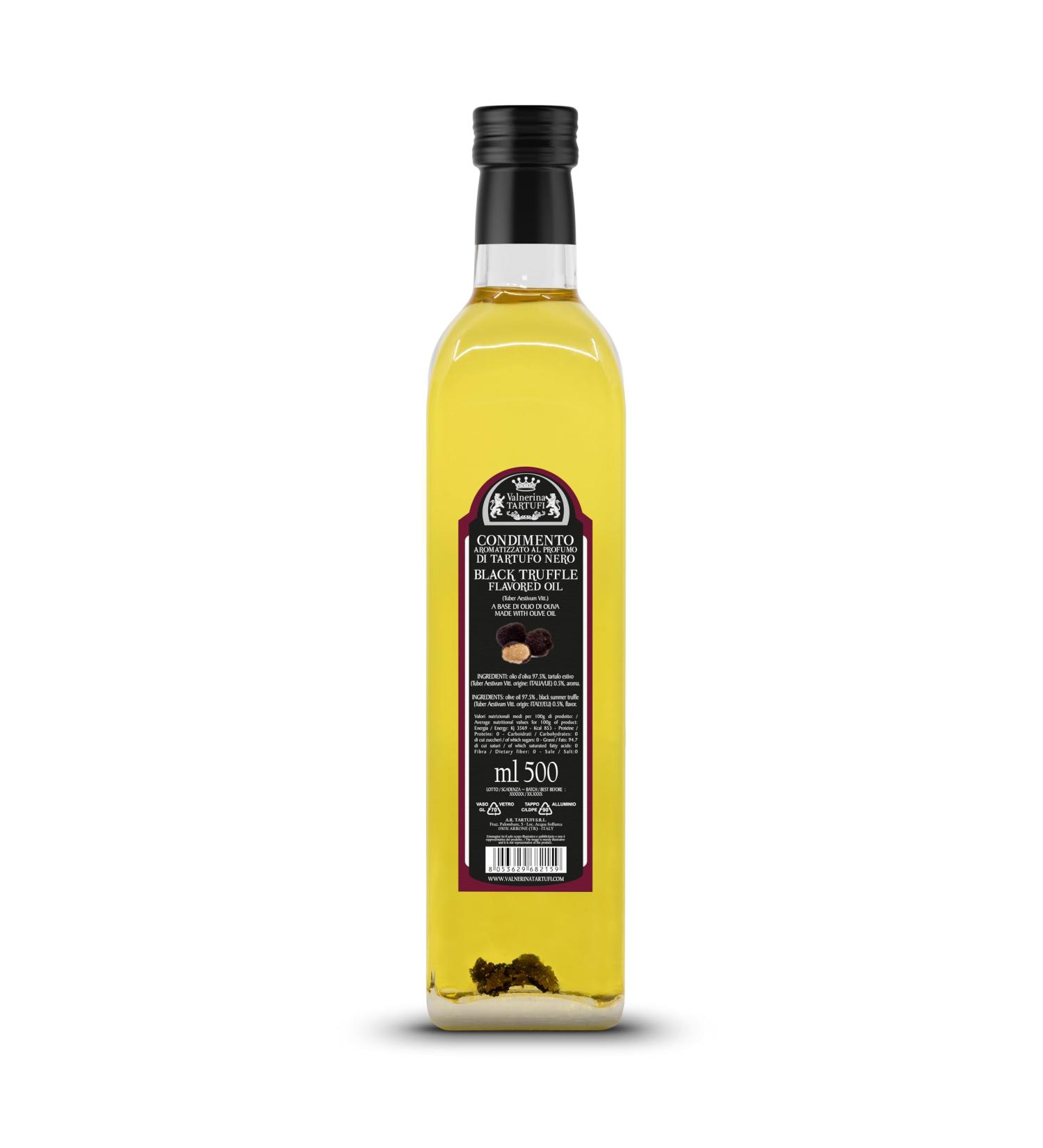  Valnerina Tartufi Valnerina Tartufi Black Truffle Flavored Olive Oil | Truffle Flavored Seasoning | 500 ml Bottle. - Buy Online on GoSupps.com