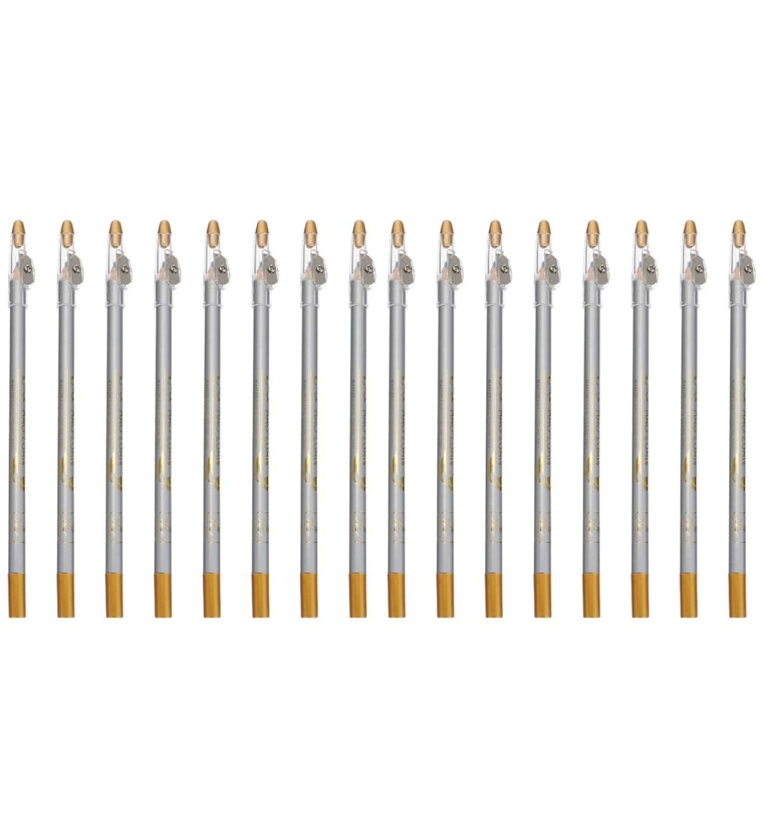 DOITOOL Grey Eyeliner 16 Pcs Pencil Sharpener Eyebrow Pencil Eyeliner Pencil Eyebrow Pen Pencil Brighten Pencils Lasting 1 count (Pack of 1) As Shownx2pcs - Buy Online on GoSupps.com