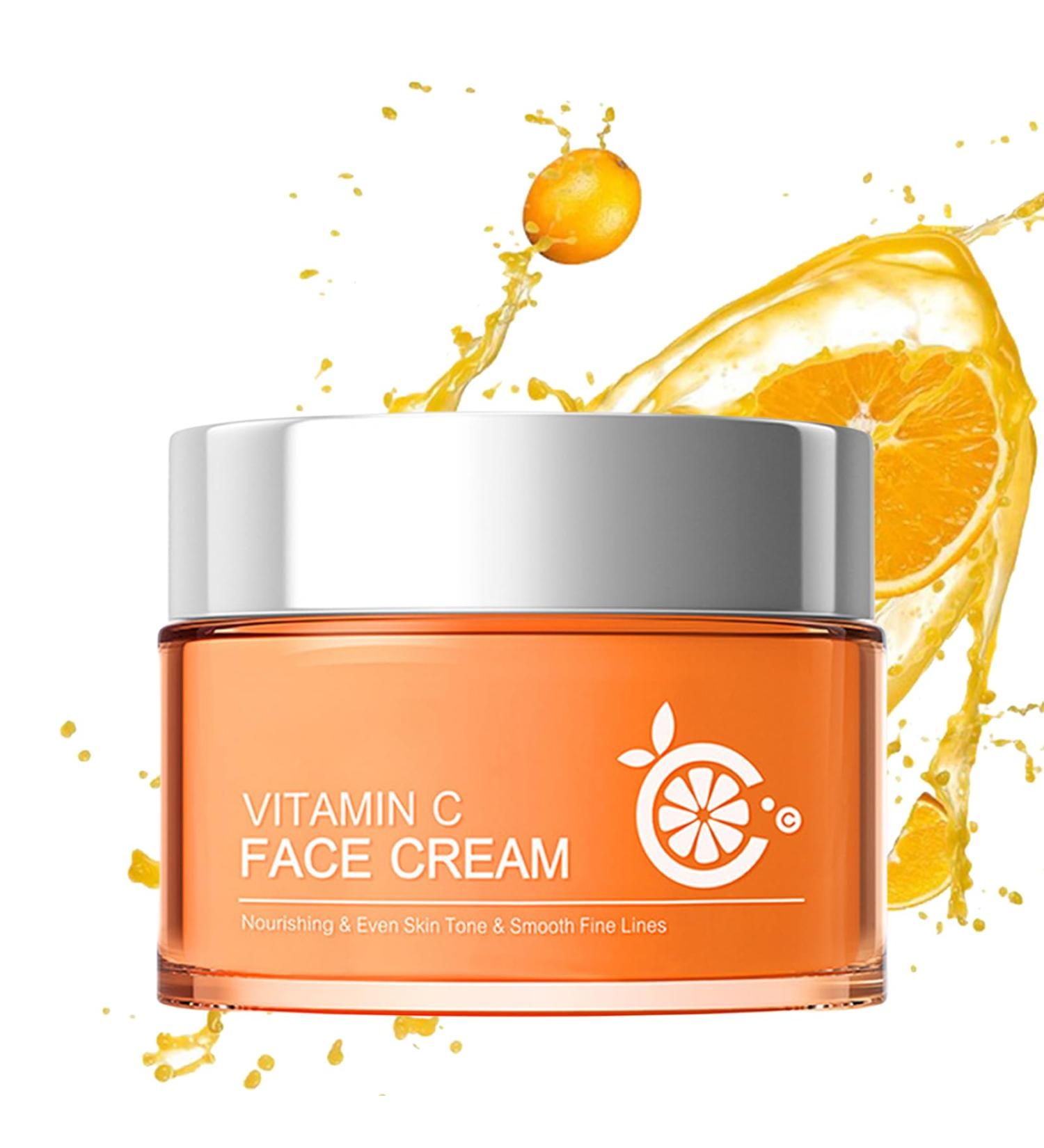 Vitamin C Moisturiser For Face Cream Anti Aging & Wrinkle Day And Night Face Cream For Women & Men Brighten & Even Skin Tone Boost Skin Collagen Reduce Fine Lines for Skin Care - Buy Online on GoSupps.com