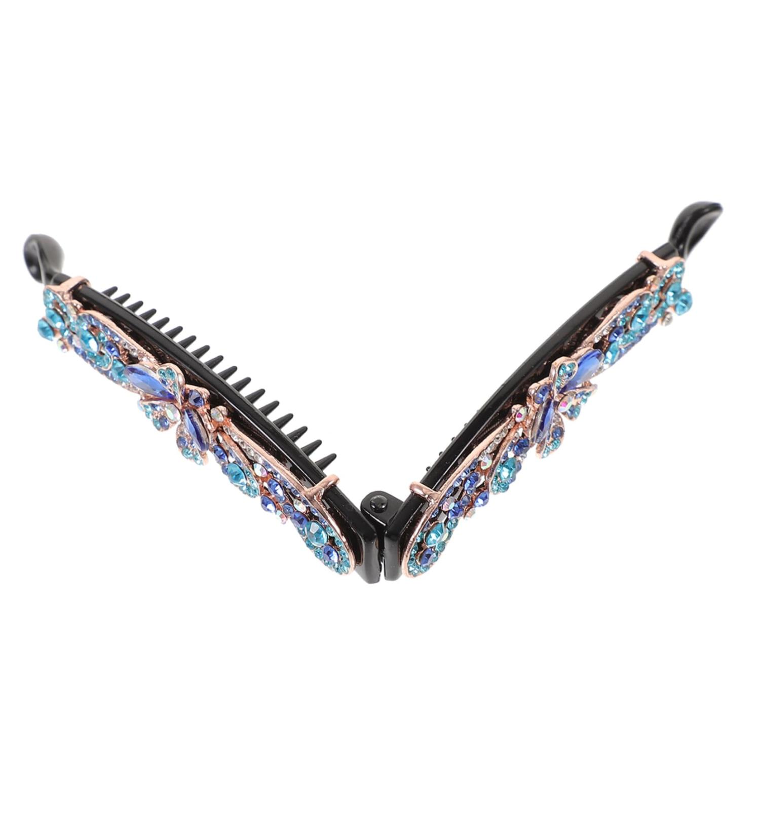 TOVINANNA grace vertical clip Korean version small banana clip girl hair clip hair accessories aldult the flowers women hair clip rhinestone clips for hair flowers - Buy Online on GoSupps.com