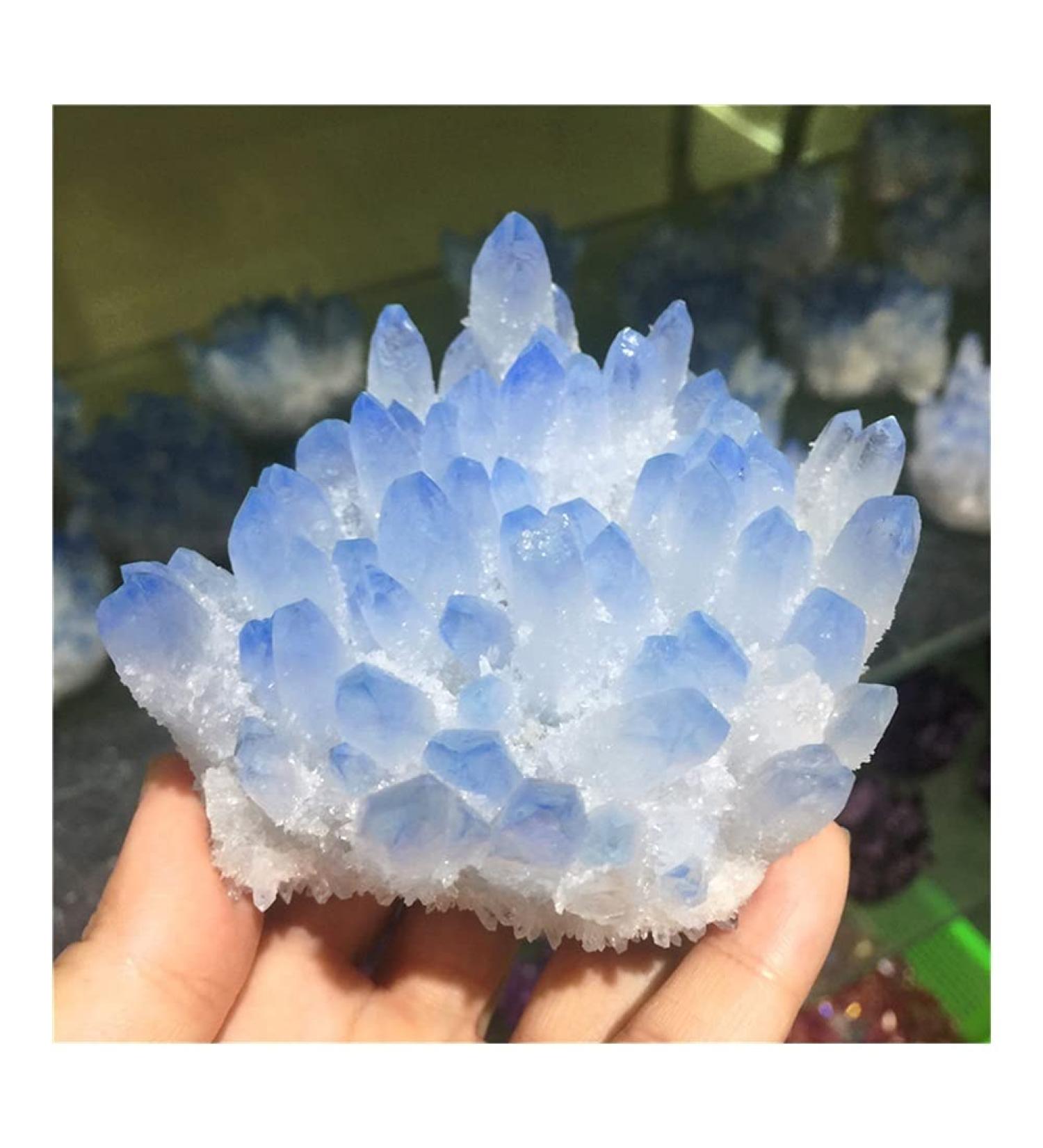 Blue Natural Quartz Point Minerals (Size : 400-450g) - Buy Online on GoSupps.com