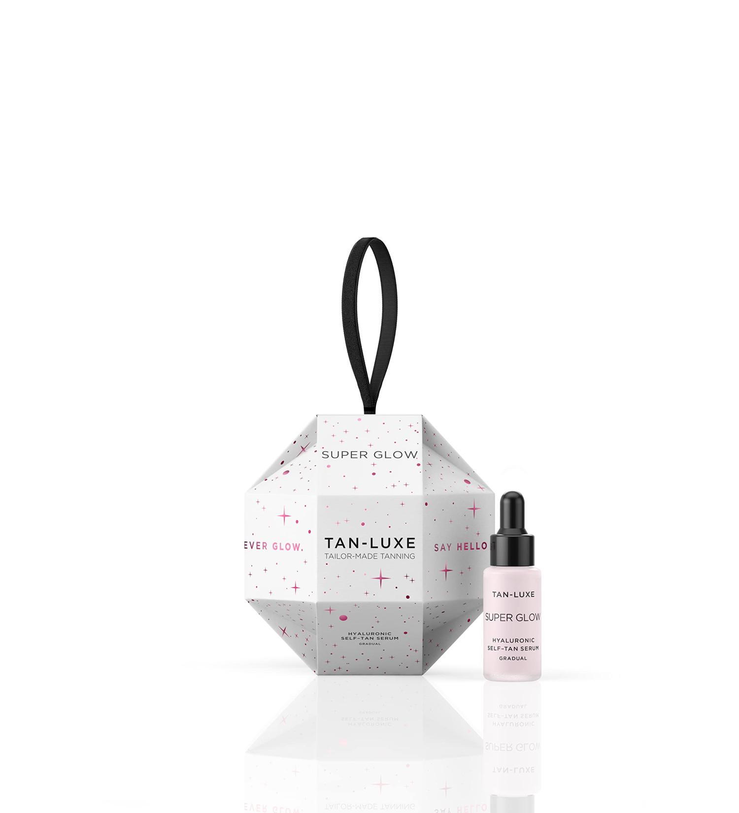 TAN-LUXE SUPER GLOW Self Tan Serum Gift Set - Cruelty Free & Vegan Skincare Bauble - Buy Online on GoSupps.com
