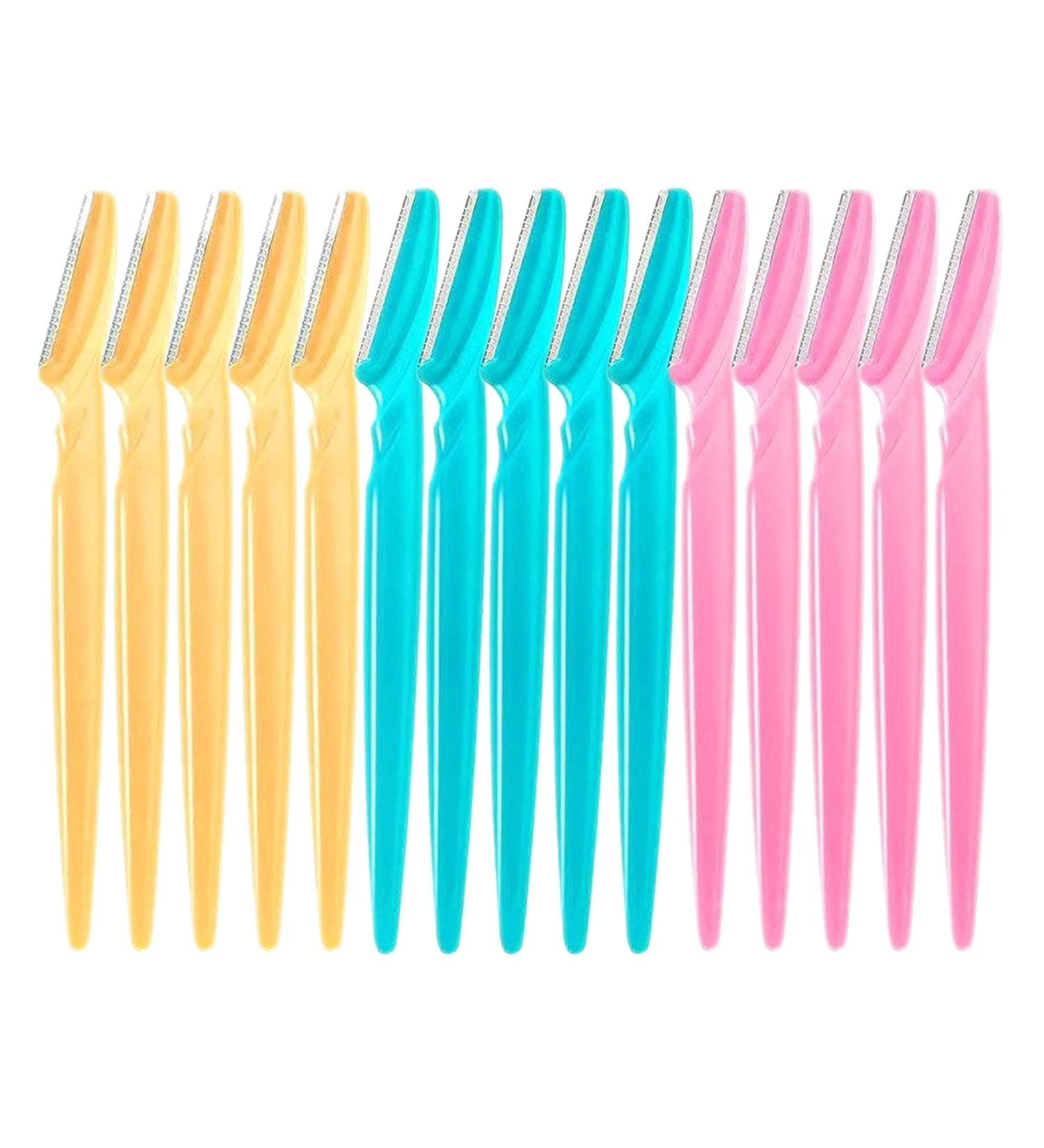 15-Piece Eyebrow Razor & Facial Razor Set for Women & Men | Multi-Purpose Peeling Tools for Smooth Skin - Buy Online on GoSupps.com