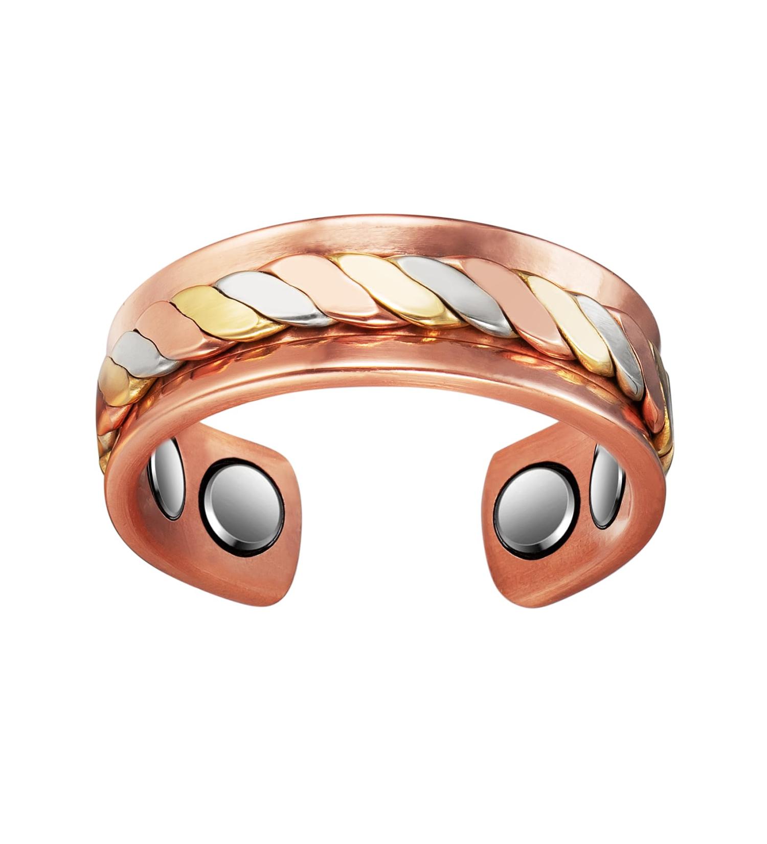 Magnetic Therapy Joint Bone Ring - Relieve Arthritis & Migraines | Magnetic Jewelry in Gift Box (K) - Buy Online on GoSupps.com
