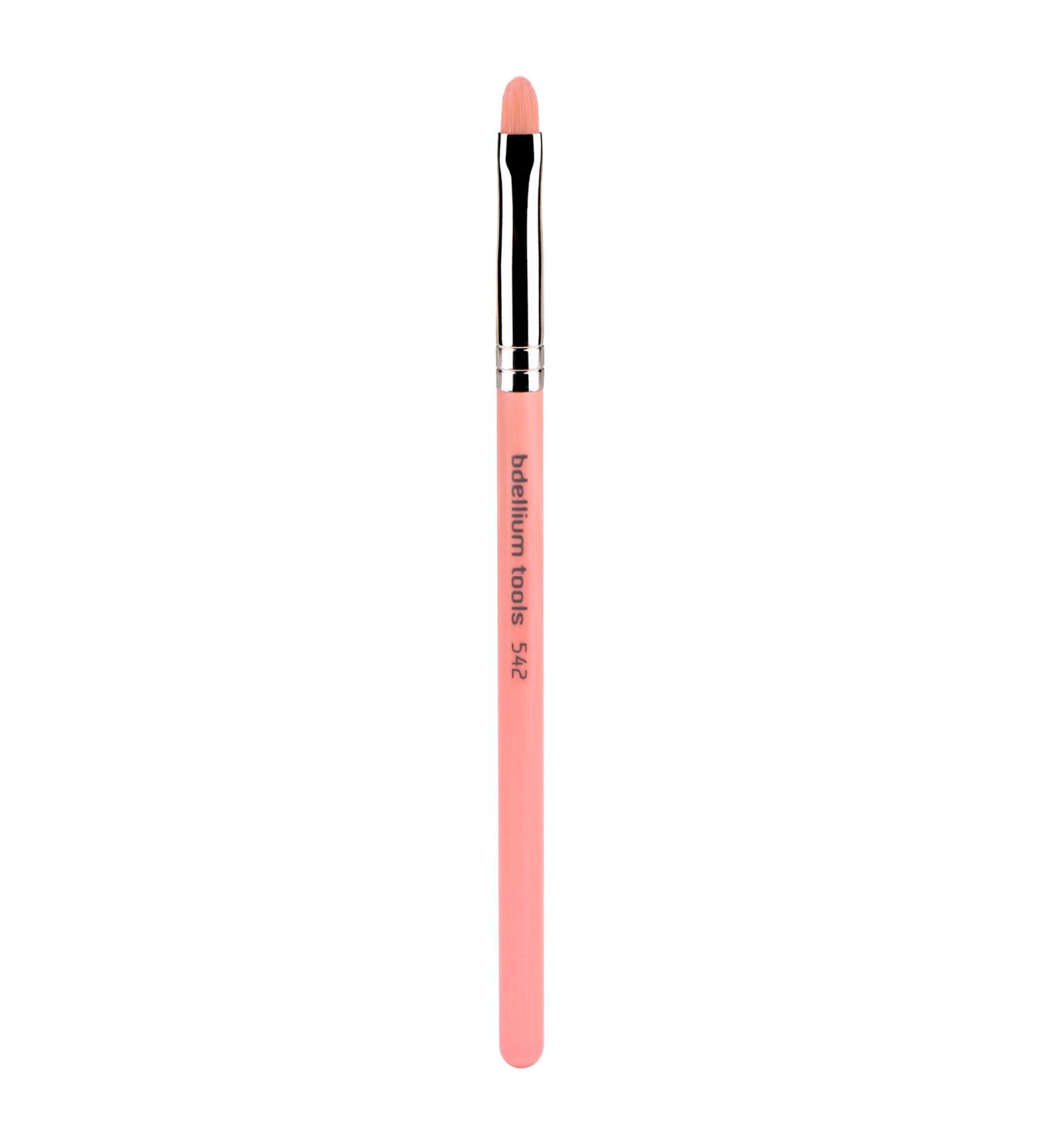 Bdellium Tools Pink Bambu 542 Bold Lip Makeup Brush - Soft Synthetic Fibers for Lip Application - Professional Quality - 1pc - Buy Online on GoSupps.com