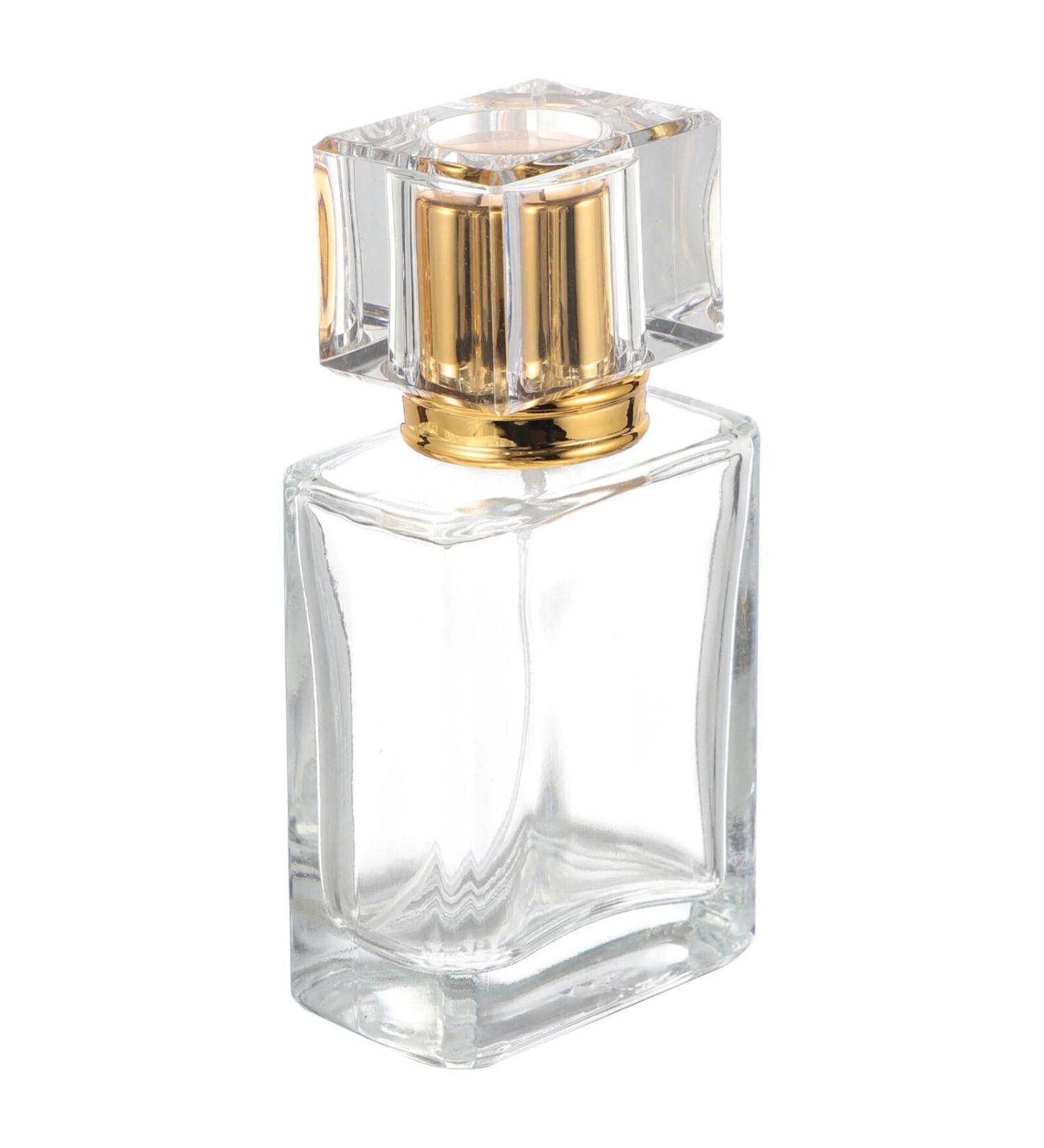 Buy SOLUSTRE Refillable Gold Perfume Spray Bottle | Travel-Friendly Glass Atomizer for Perfume | Compact Perfume Sprayer for International Shipping - Buy Online on GoSupps.com