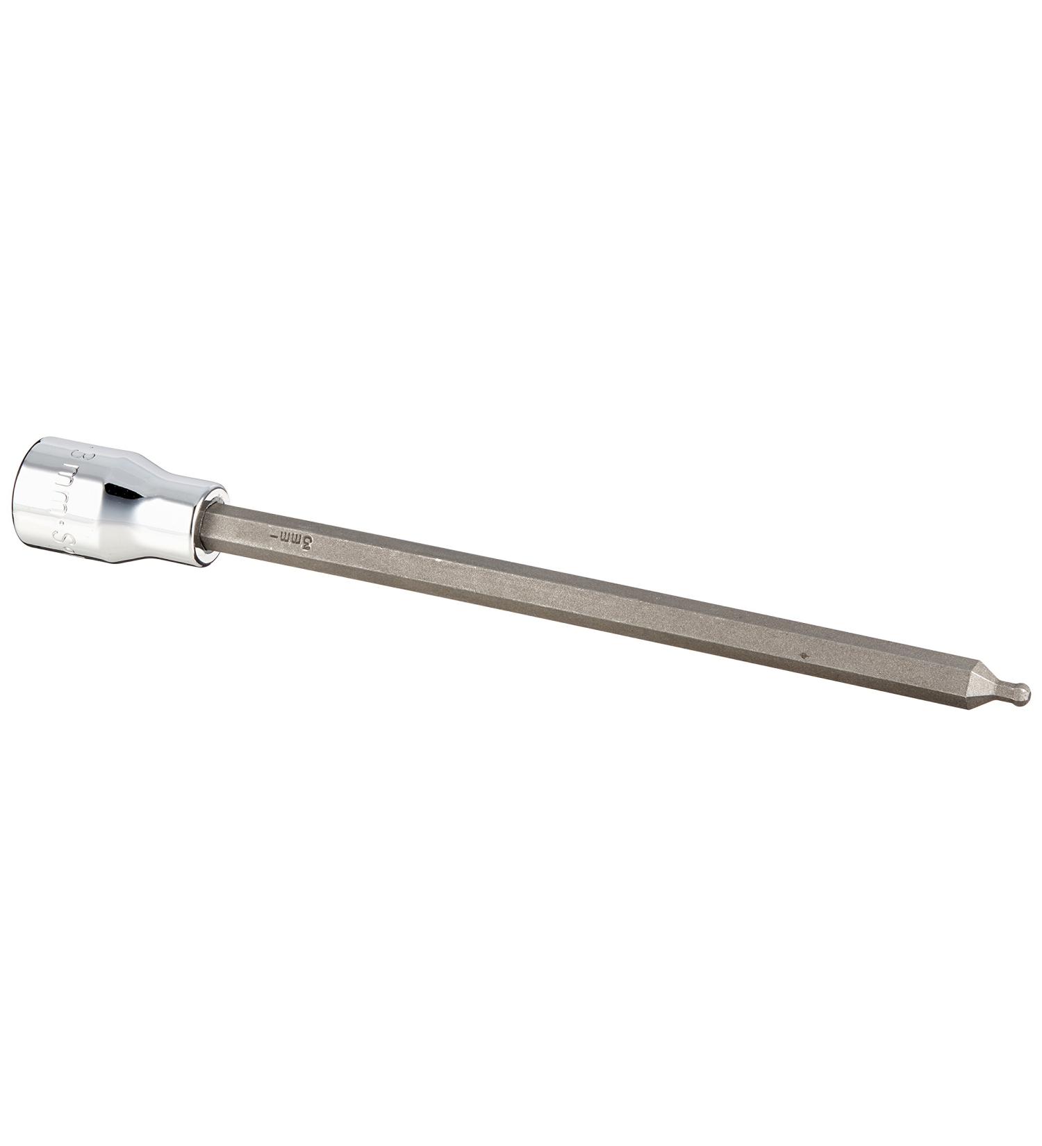 SK HAND TOOL 45963 3/8 Bit Socket Drive Hex Long Ball - 3mm Chrome - Shop Internationally - Buy Online on GoSupps.com