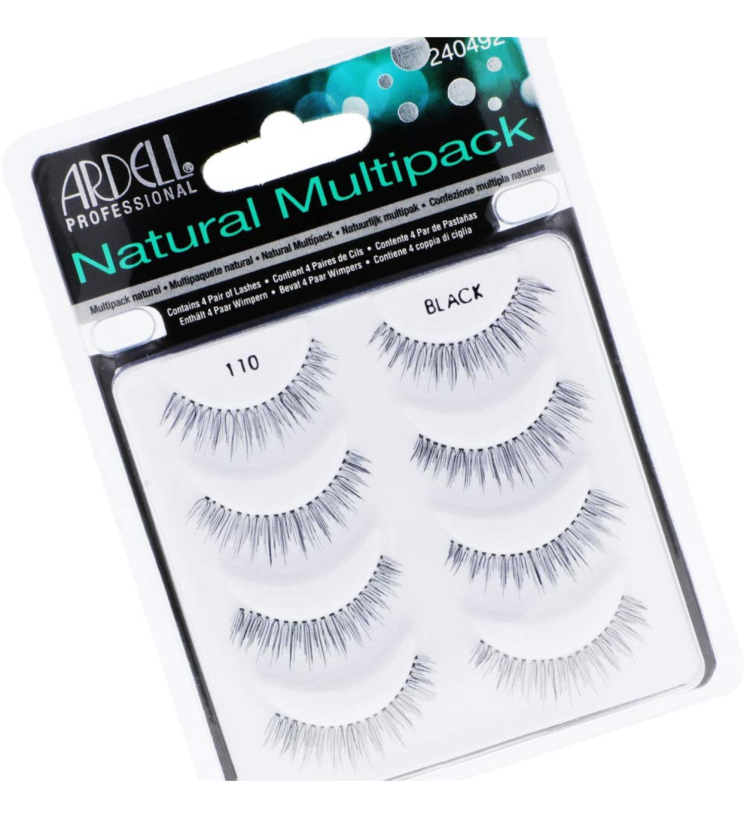 Ardell Natural Multipack 110 Black - 4 Pairs per Pack - Buy Online on GoSupps.com