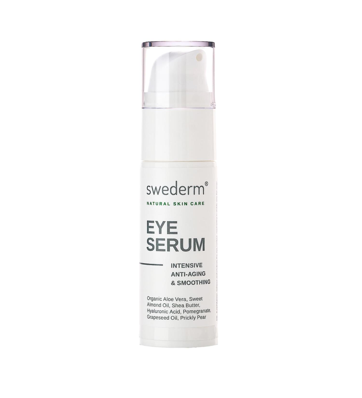 swederm EYE Serum 30 ml - Eye Serum - Eye Serum - Anti-Wrinkle Serum - Eye Care for Women - Hyaluronic Acid Against Dark Circles - Against Wrinkles - Made in Italy - Buy Online on GoSupps.com
