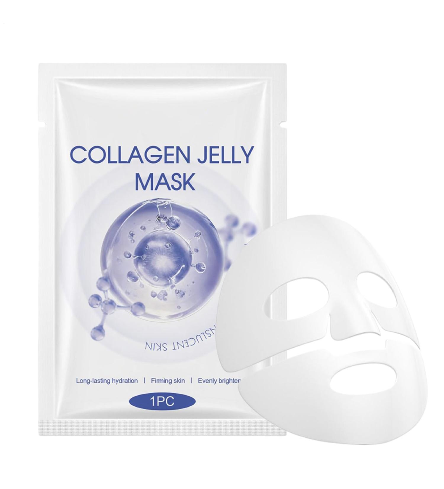 Peel-Off Face Mask Moisturizing and Brightening Facial Care | Enveloping Moisturizing Gel Mask For Dry and Oily Sensitive Skin Young Girls Daily Night and Travel Use - Buy Online on GoSupps.com