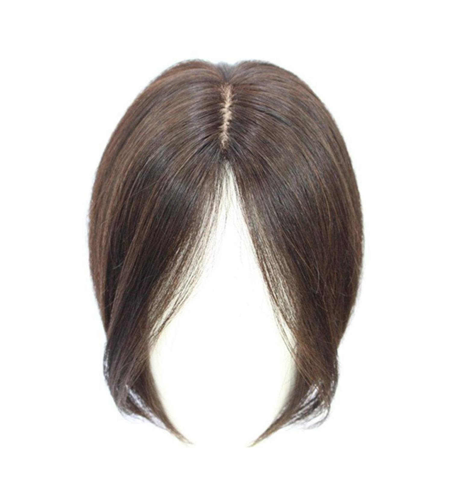 Buy Mono Topper Human Hair Wig 11 - Middle Part Clip-in Hairpiece for Women with Thinning Hair | International Shipping Available - Buy Online on GoSupps.com