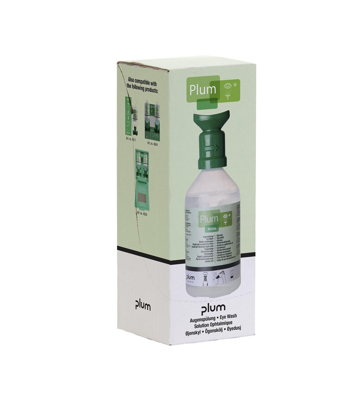 Plum 4605 Eyewash Solution in Single Carton 500 mL